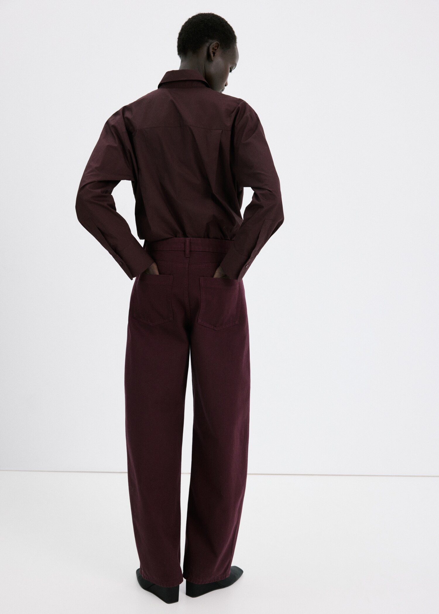 Jeans balloon tiro medio - Reverso del artículo