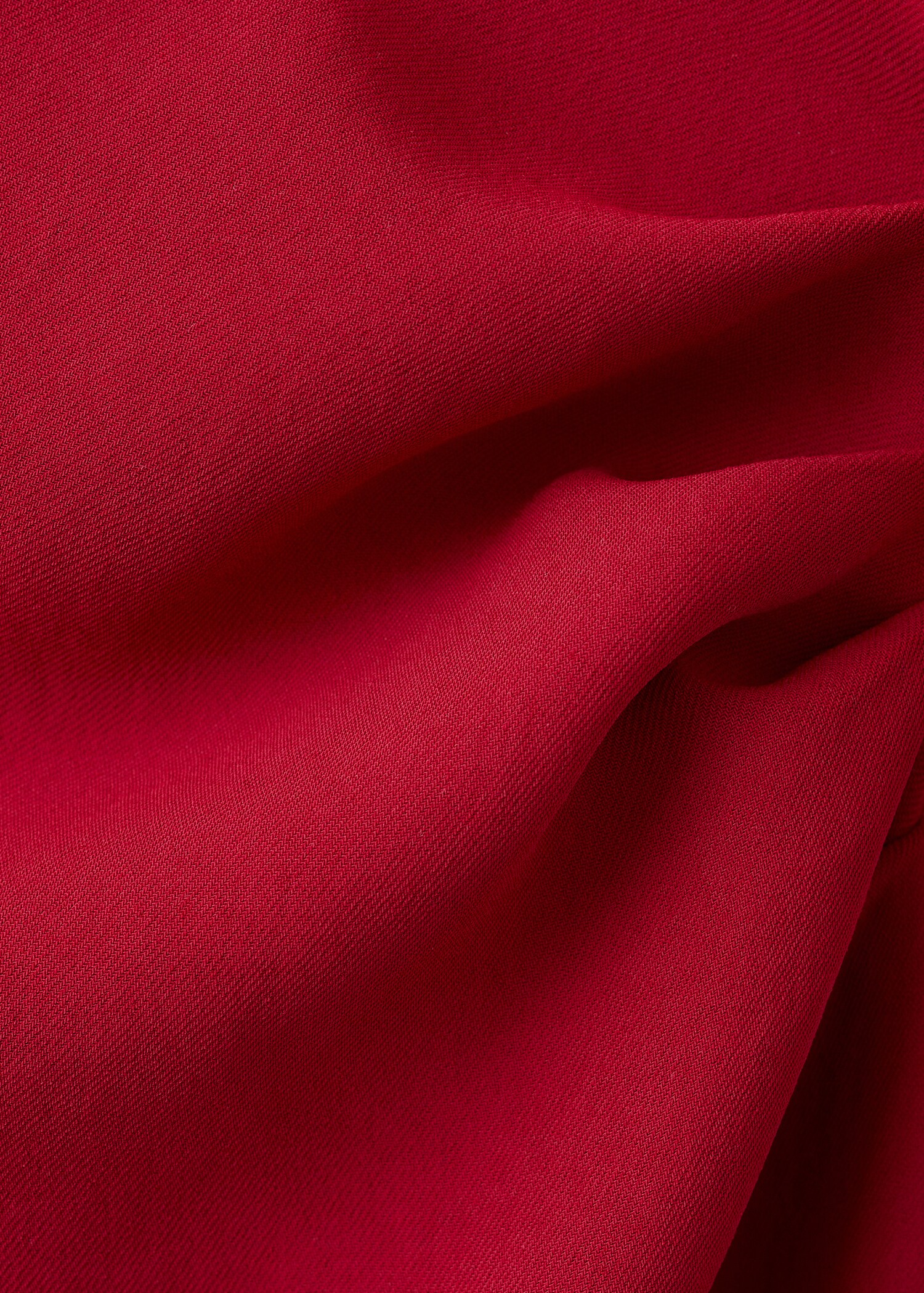 Vestido com gola de barco e rufos - Pormenor do artigo 0