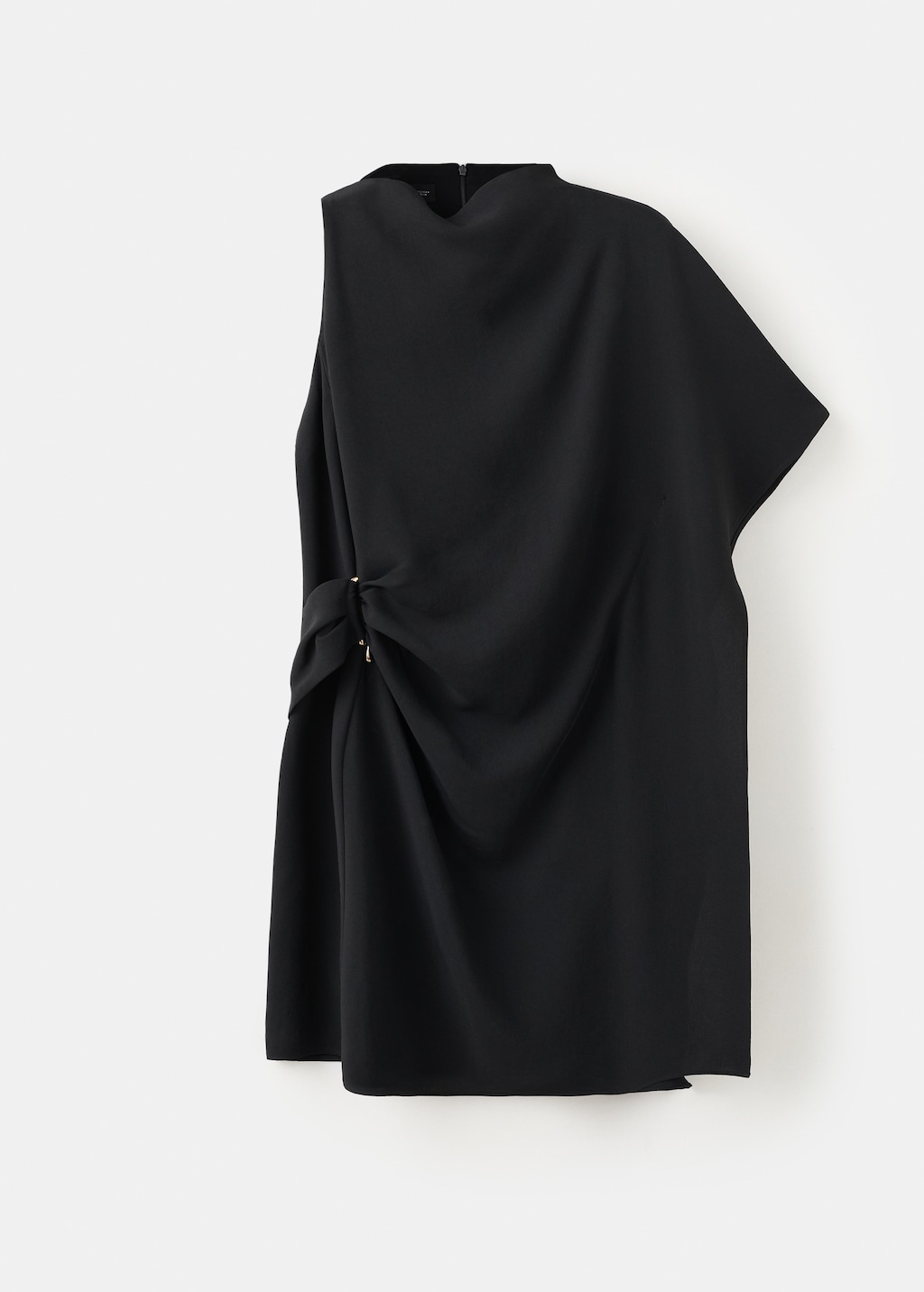 Short asymmetrical sleeve dress - image 2
