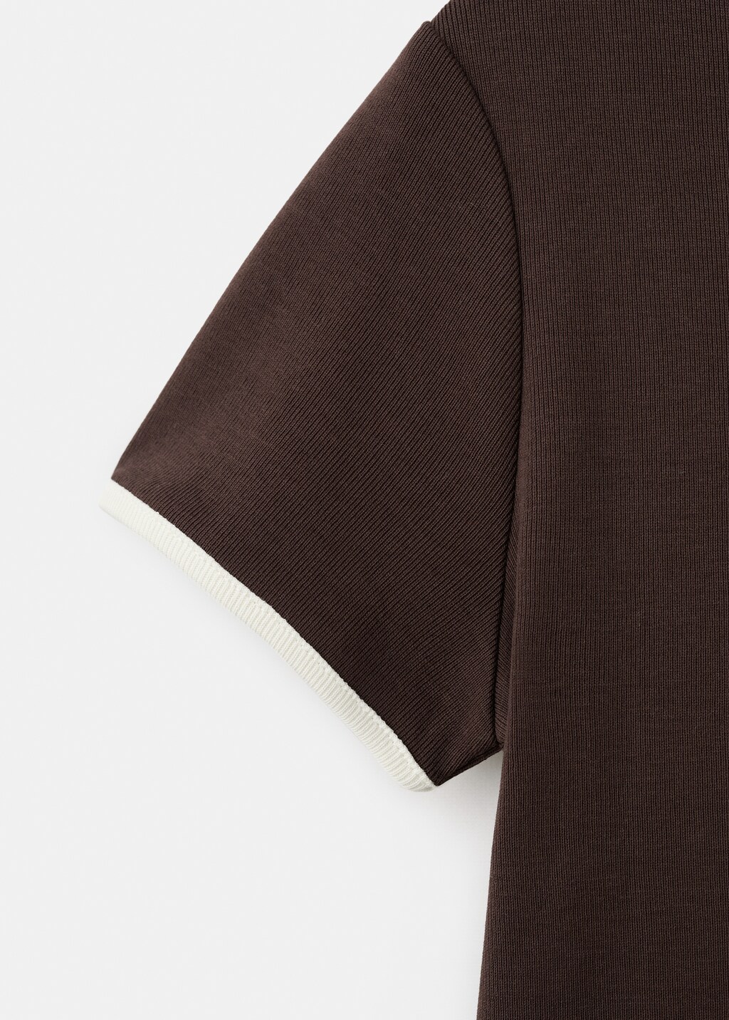 Mango Buttoned cotton T-shirt