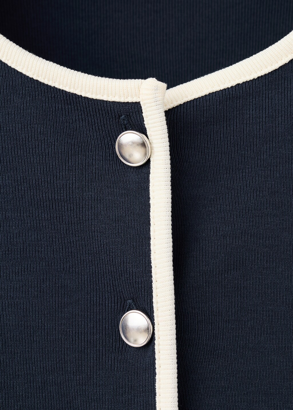 Mango Buttoned cotton T-shirt thumbnail