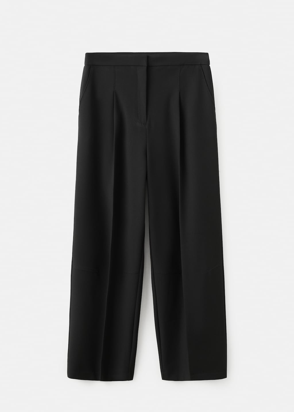 Straight-fit pleated pants - image 5