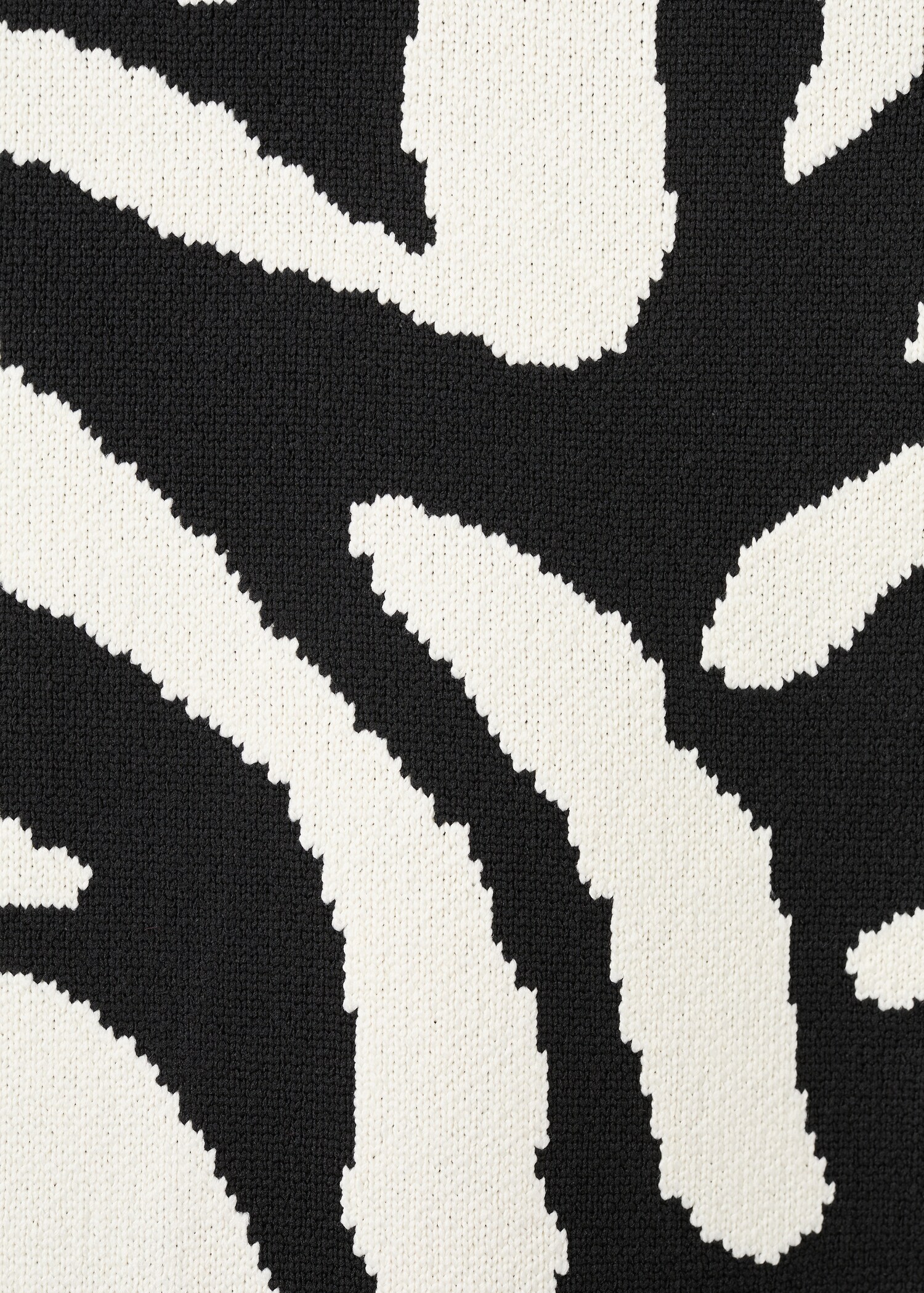 Zebra print knit top - Details of the article 0