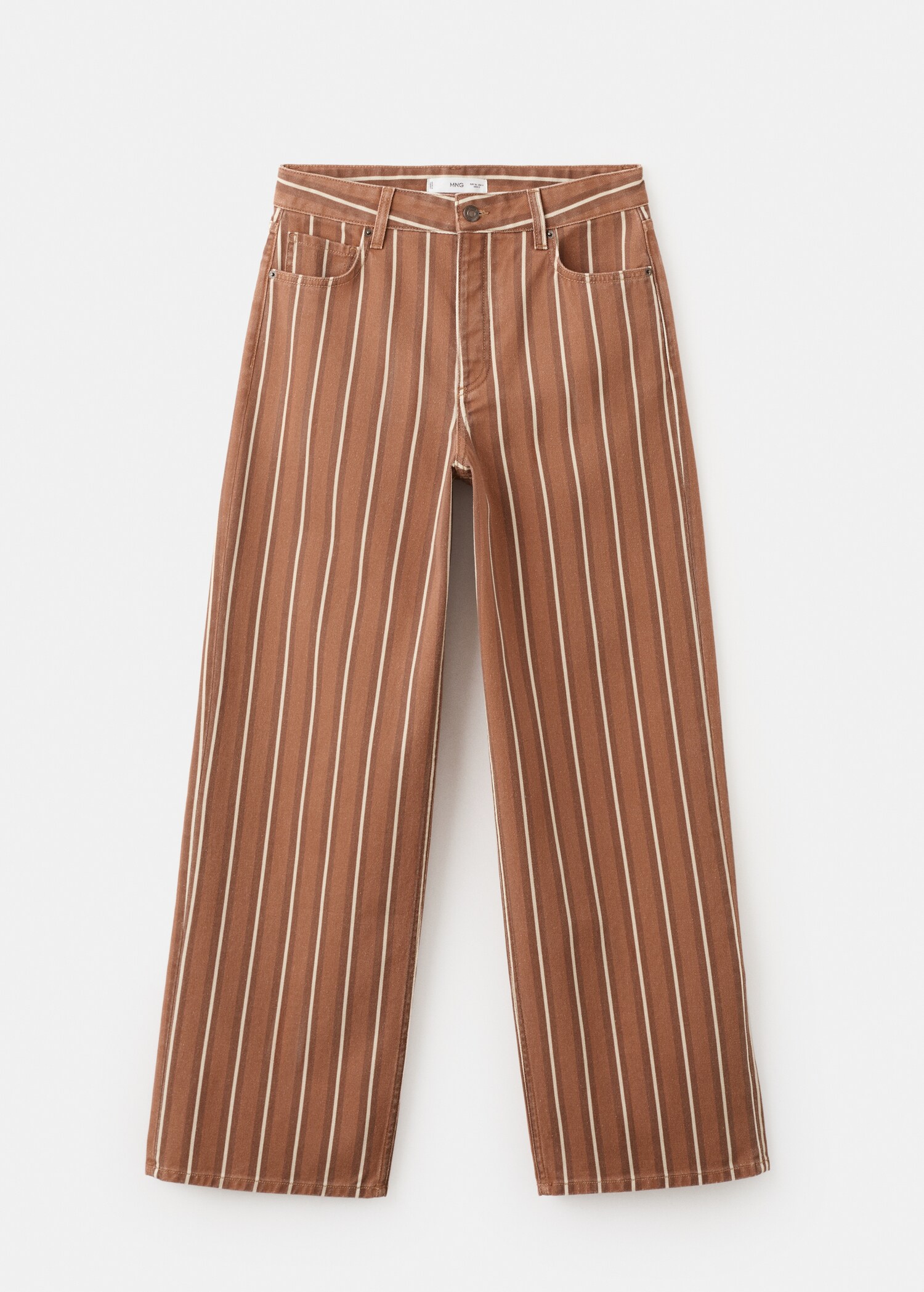 Straight striped jeans - Article without model