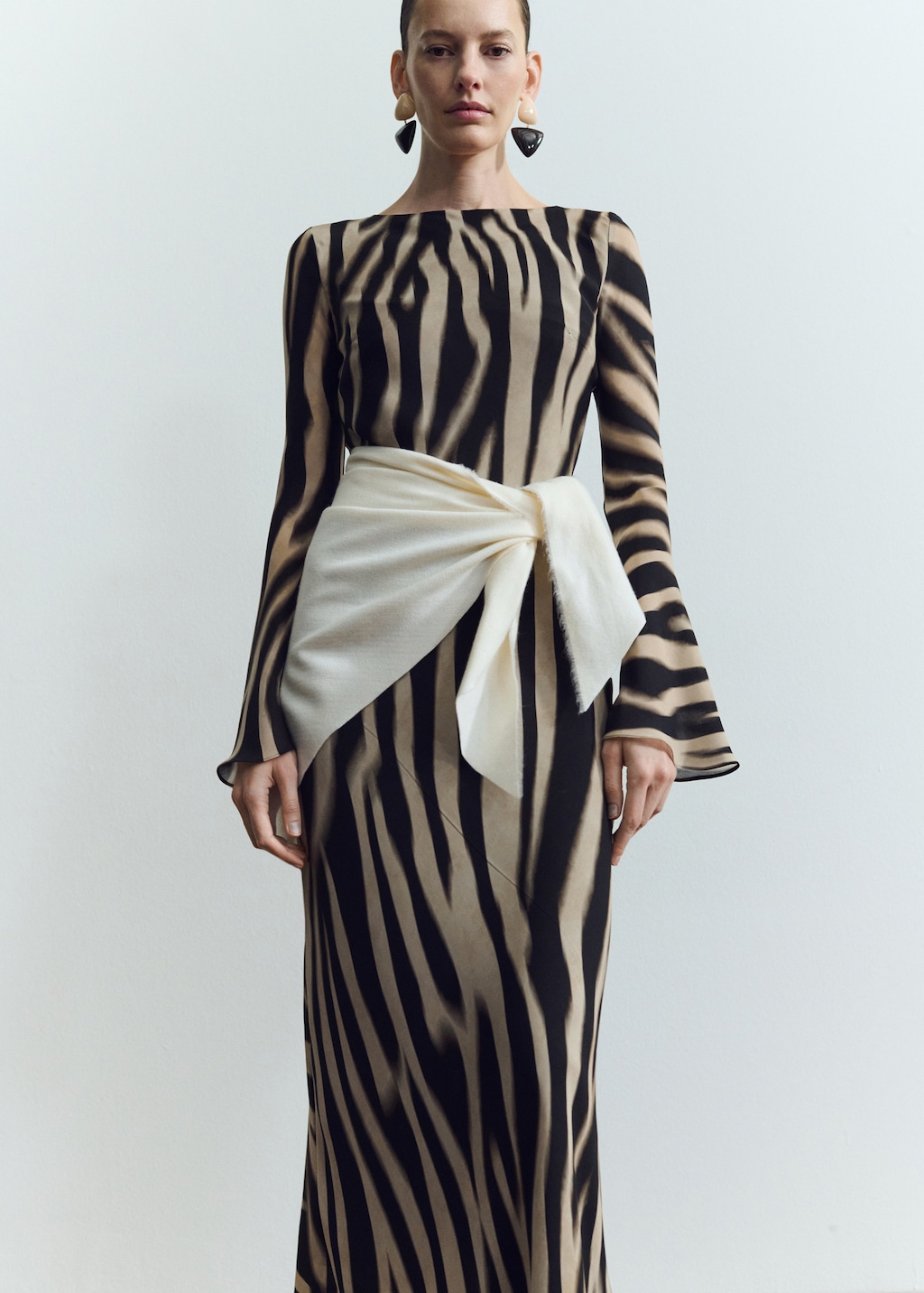 A-line animal-print dress - image 4