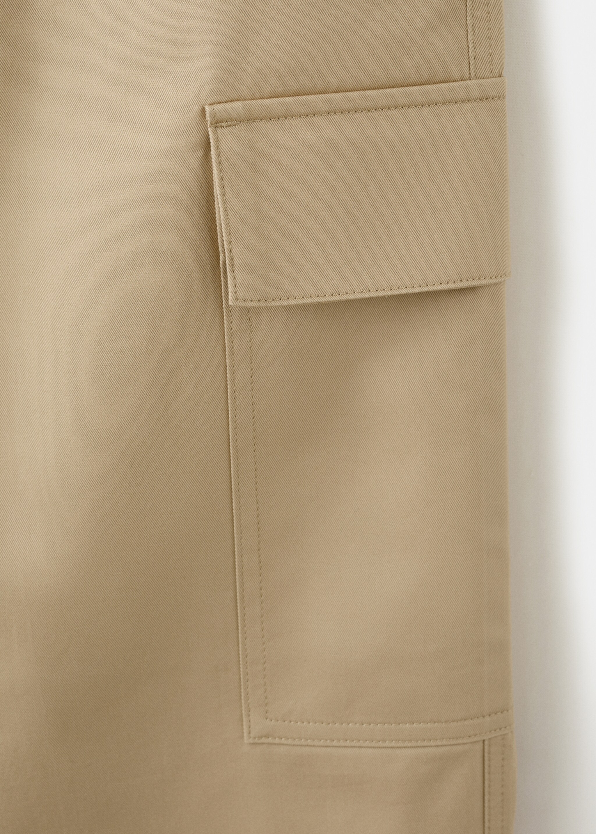 Pantalon cargo 100 % coton - Détail de l'article 0, Beige. Ref: 27014412-00.