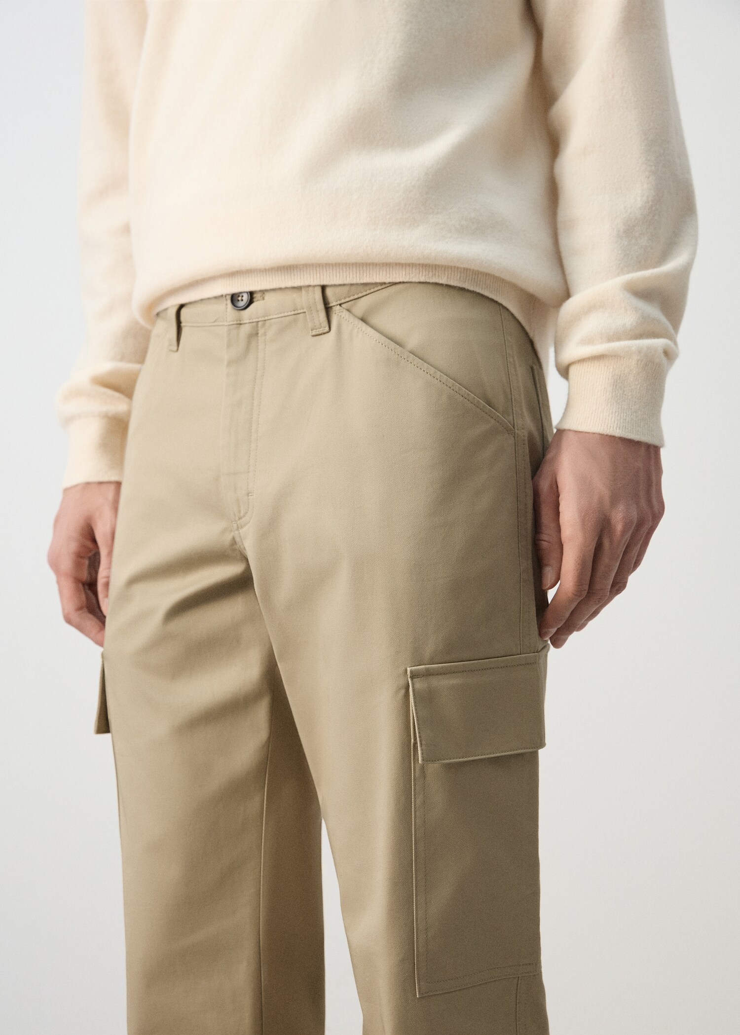 Pantalon cargo 100 % coton - Détail de l'article 1