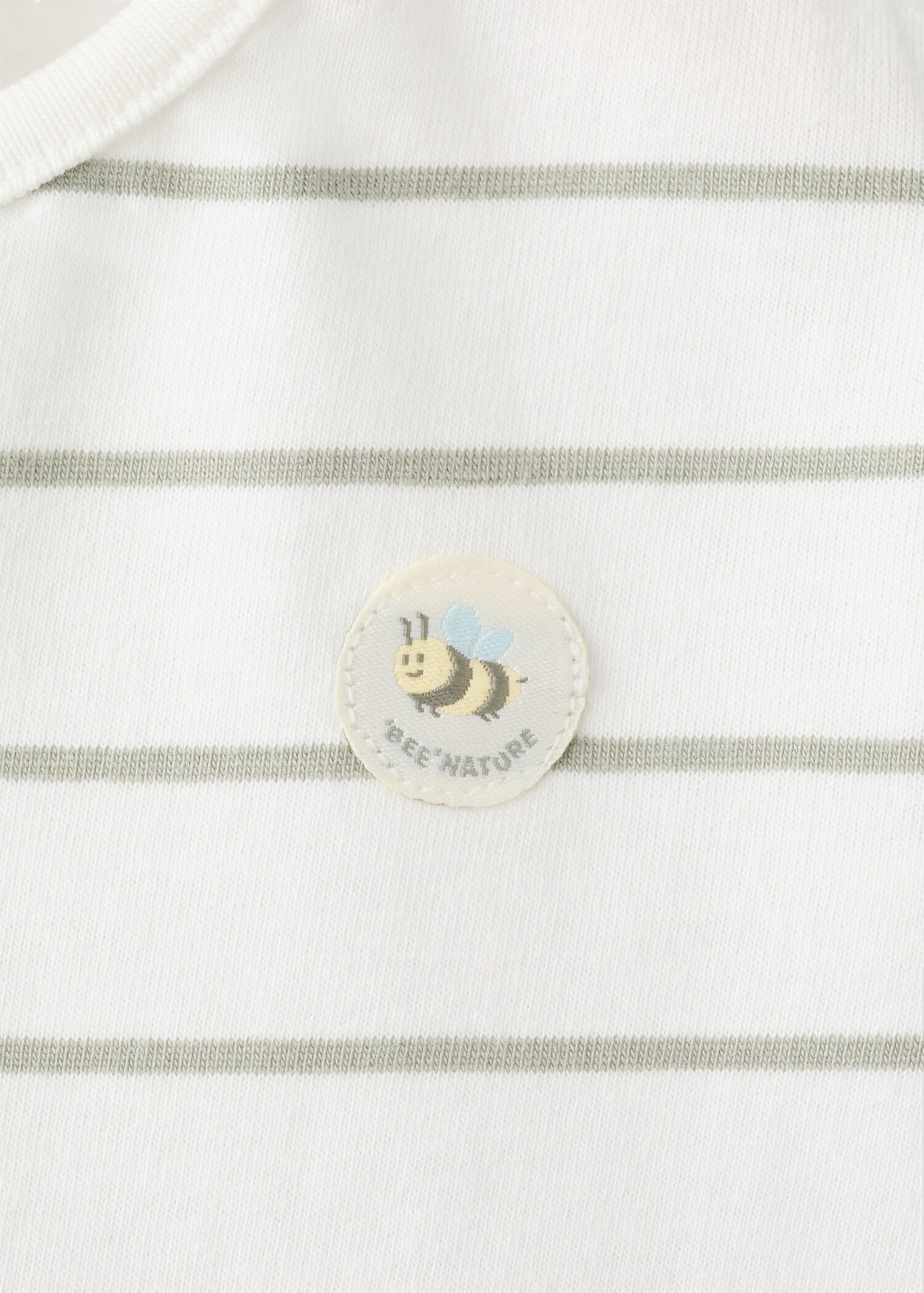Striped T-shirt with patch detail - Details of the article 8