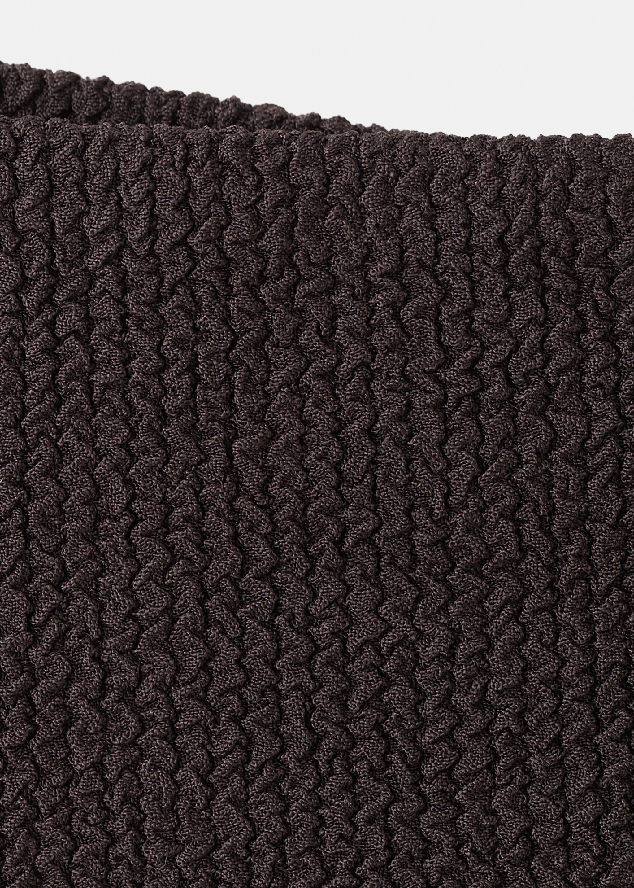 Brazilian textured bikini bottoms - Details of the article 0, Brown. Ref: 27014418-00.