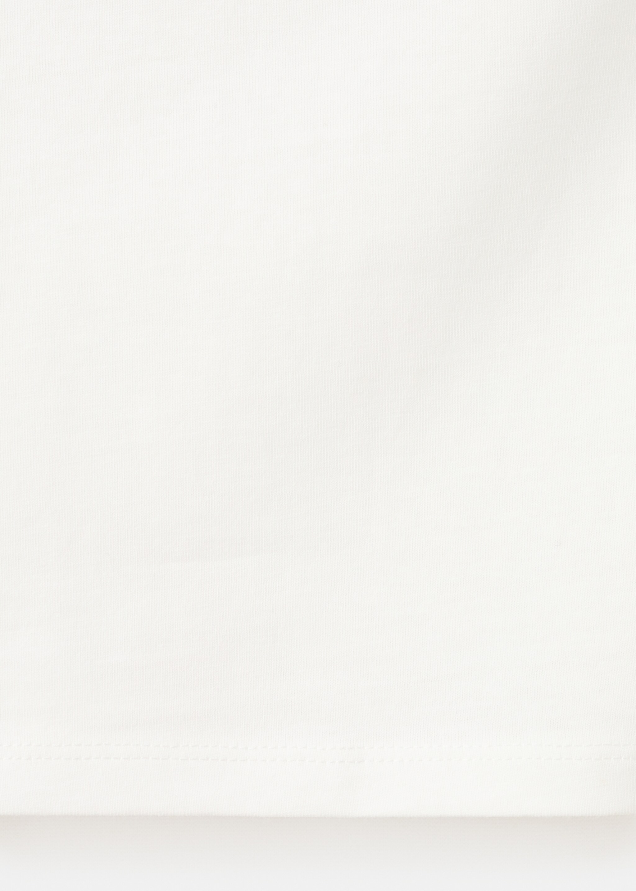 Top crop asimétrico - Detalle del artículo 0, Blanco roto. Ref: 27014419-00.