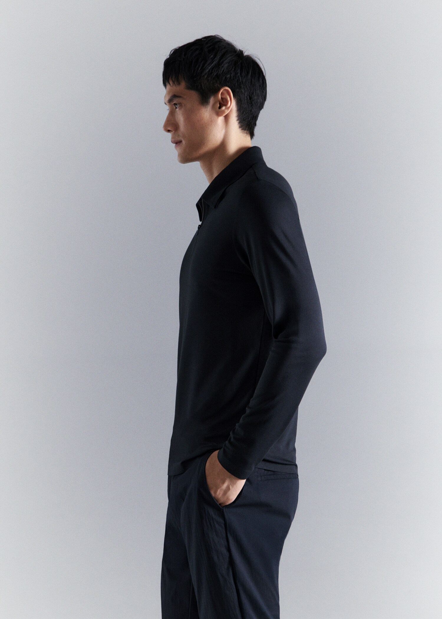 Comfort stretch zip polo - Details of the article 2