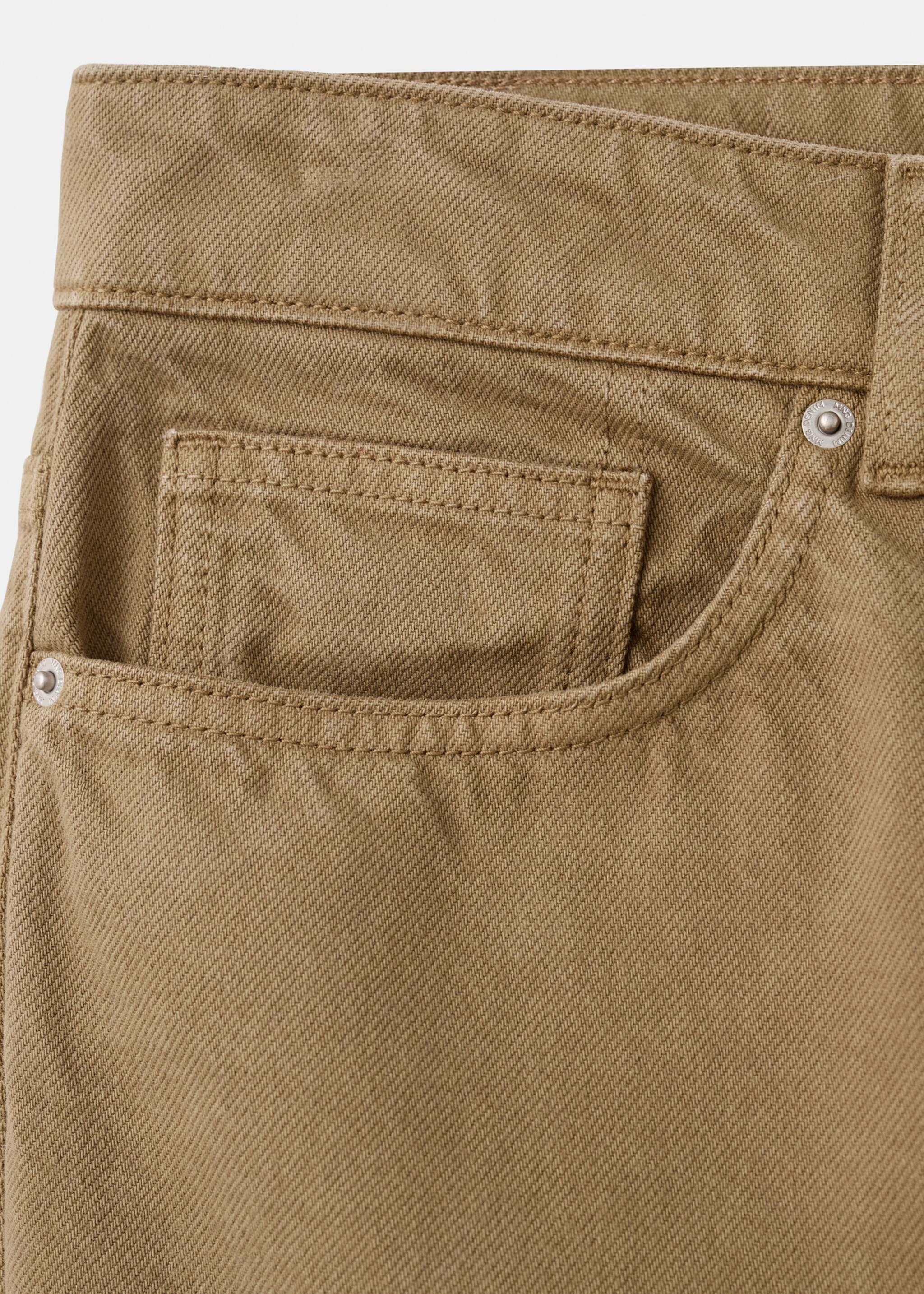 جينز سامي بقصة كروبد كروت فيت - تفاصيل المنتج 8, بيج. Ref: 27014429-00.