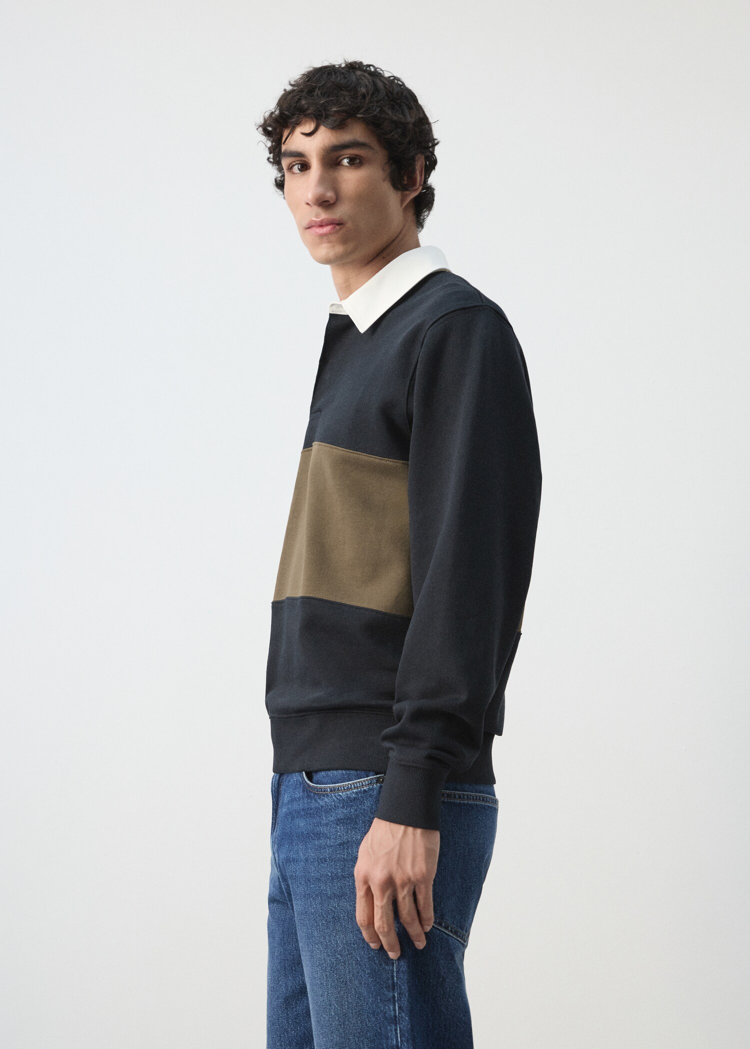 Sweat-shirt polo 100 % coton - Détail de l'article 2