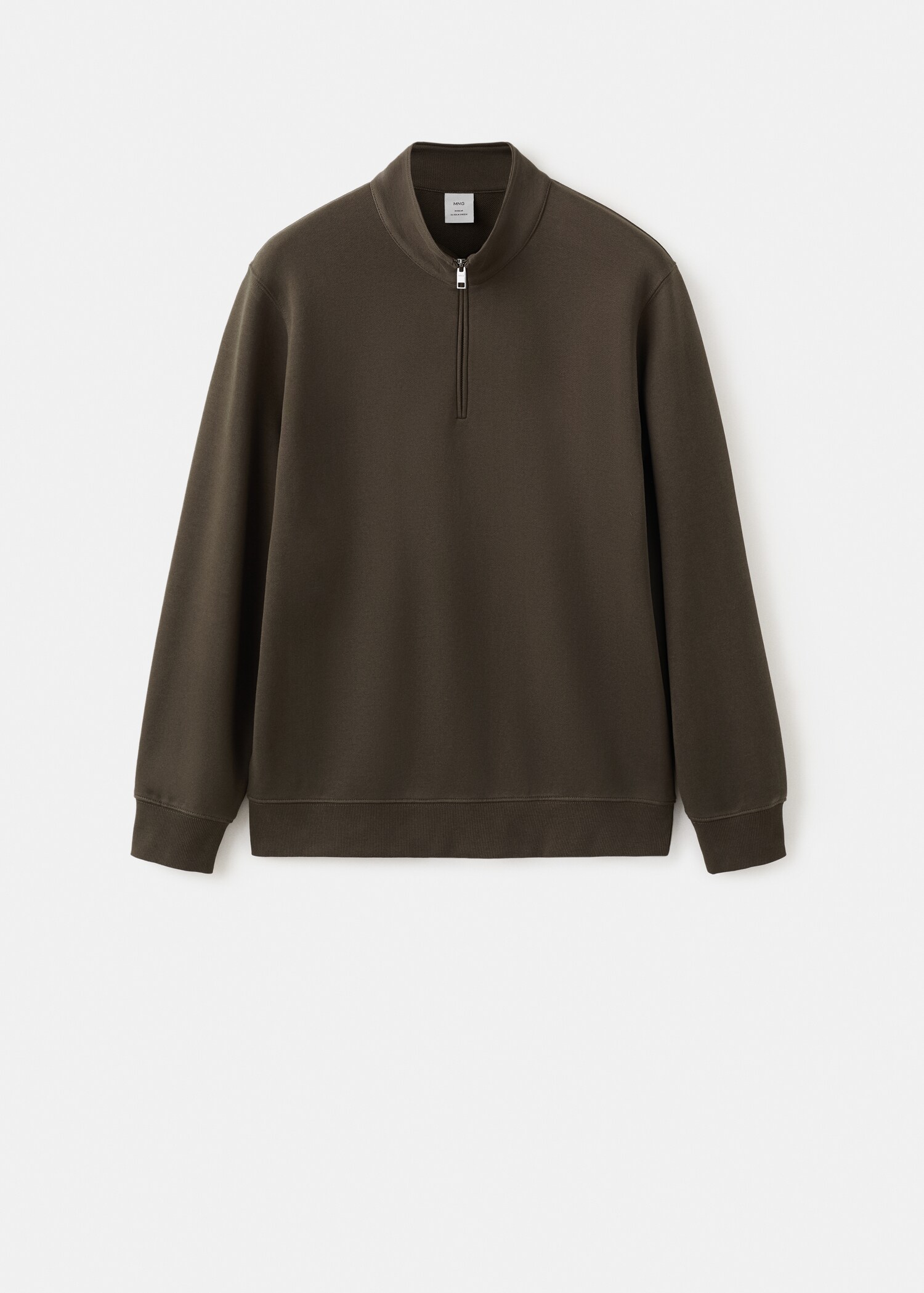 Sudadera 100% algodón cuello cremallera - Artículo sin modelo