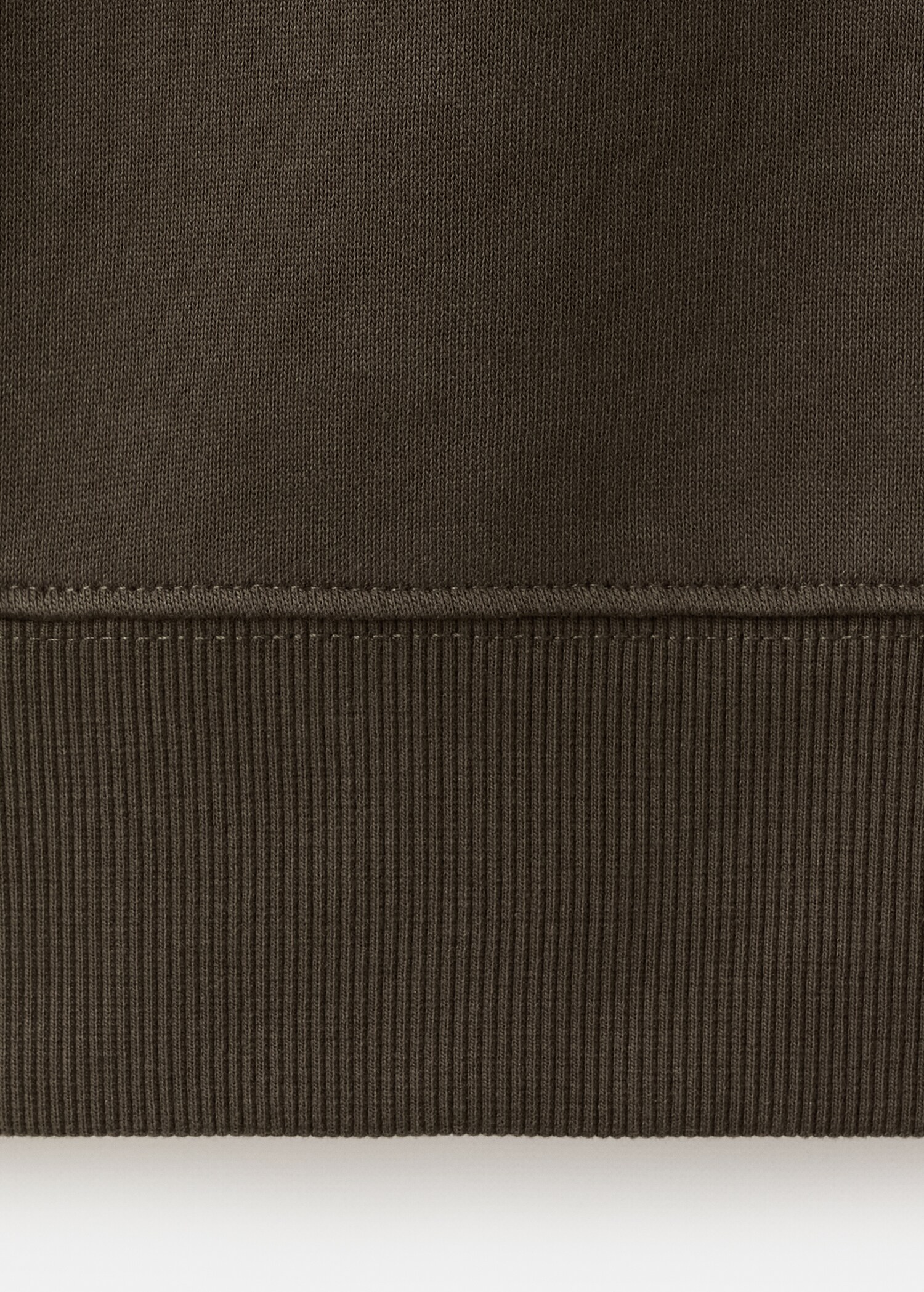 Sudadera 100% algodón cuello cremallera - Detalle del artículo 0