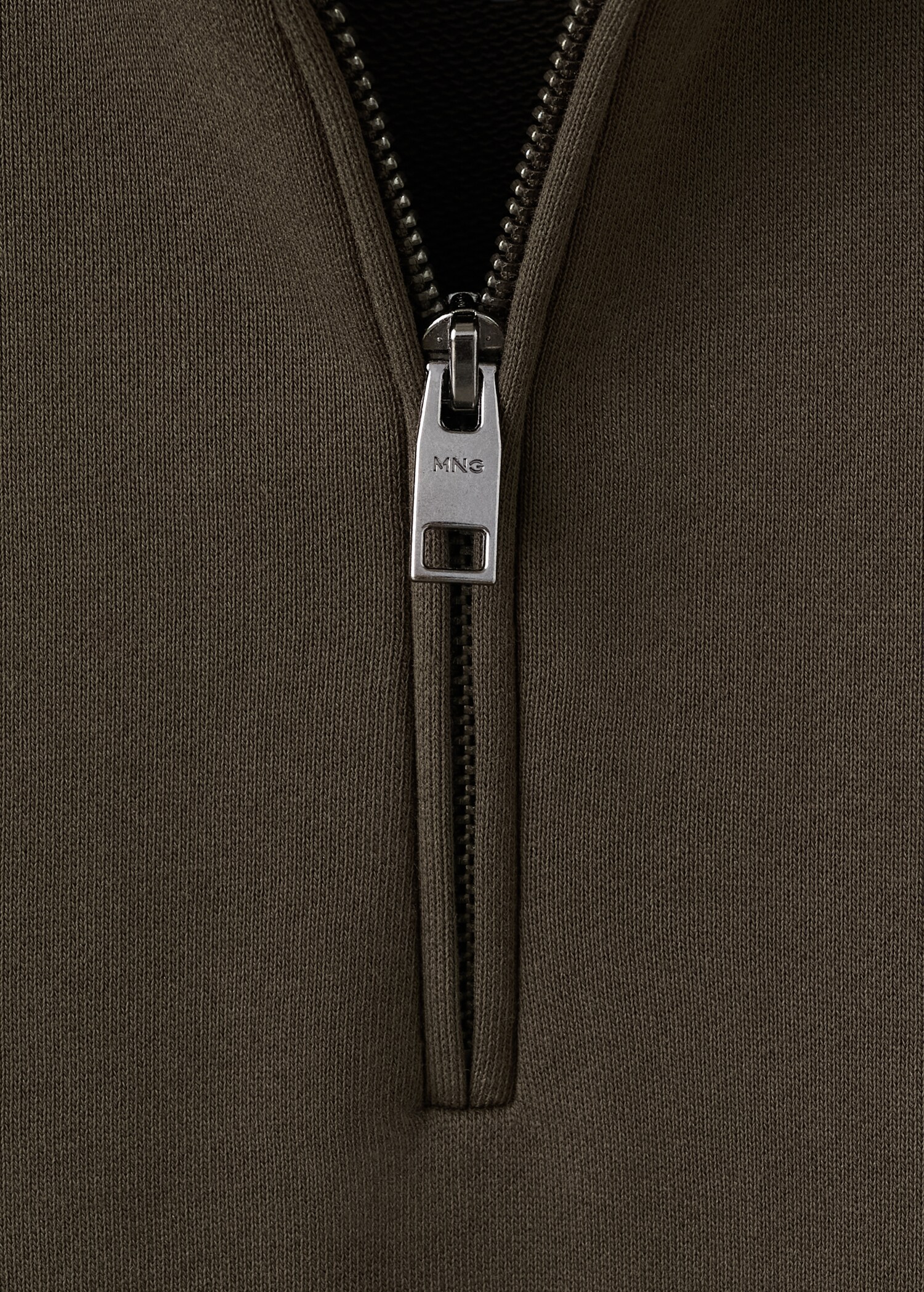 Sudadera 100% algodón cuello cremallera - Detalle del artículo 8