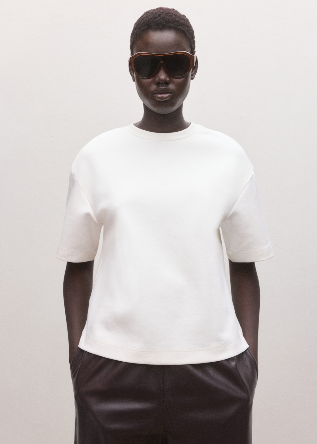 Oversized cotton t-shirt - image 3