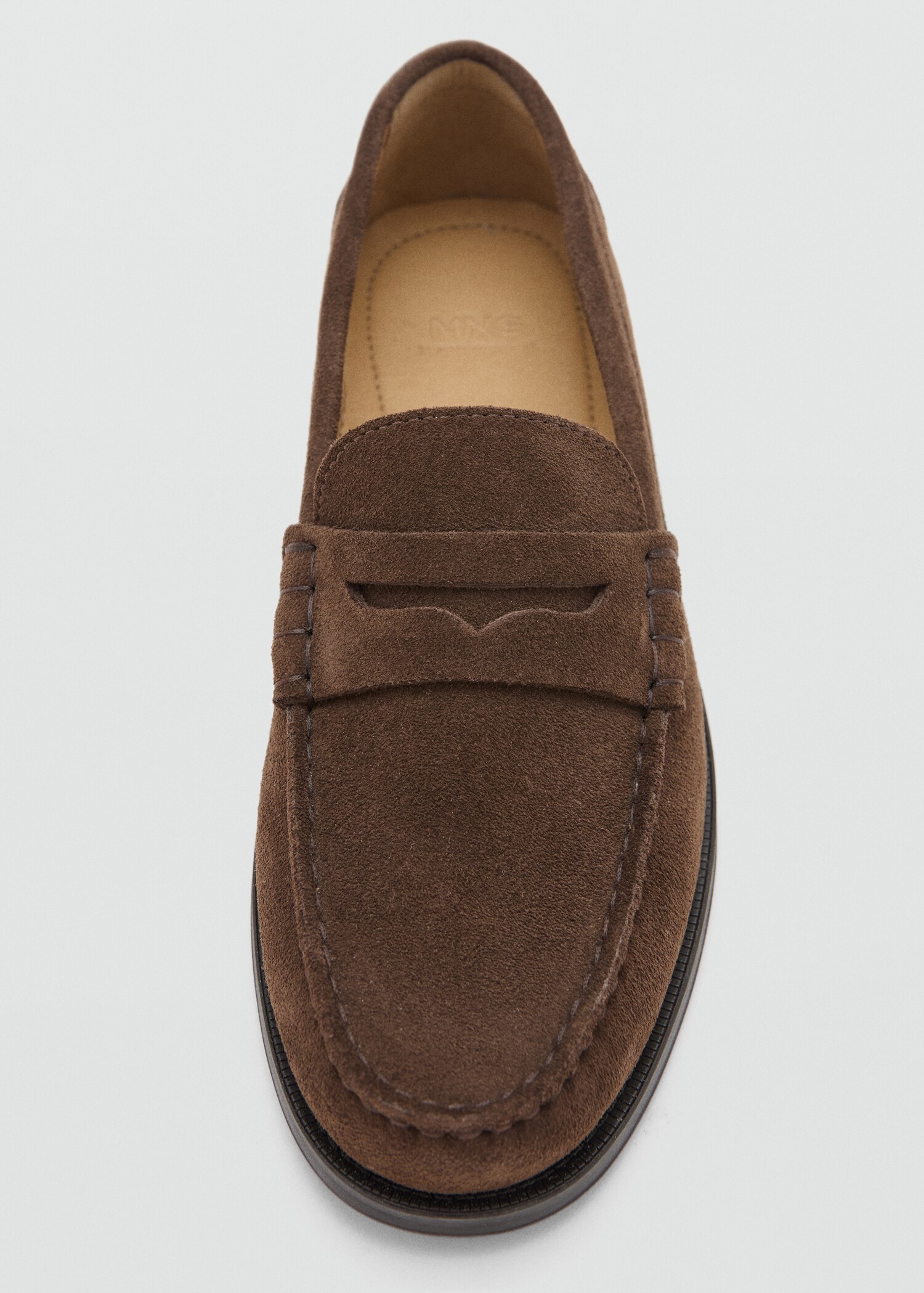 Split leather moccasin - Details of the article 2