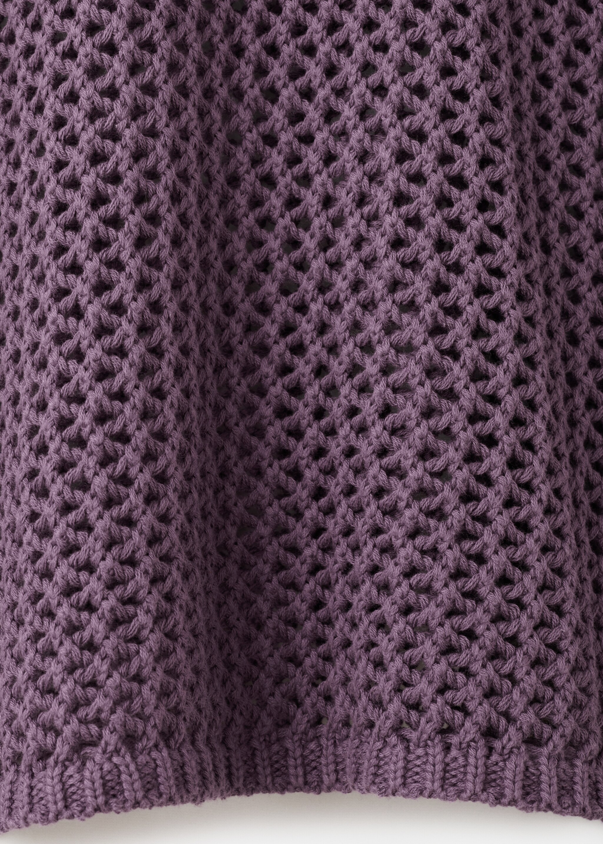 Jersey punto calado - Detalle del artículo 0, Púrpura. Ref: 27014772-00.