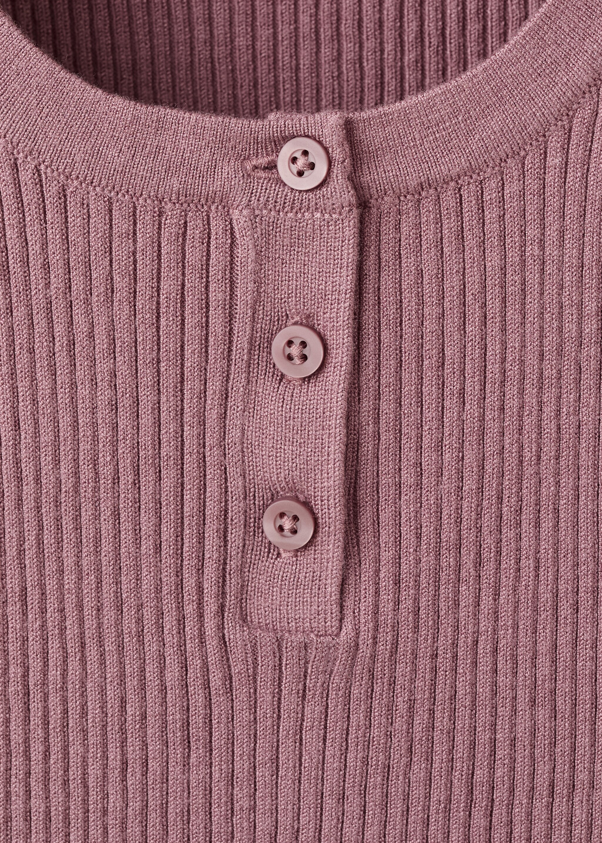 تي شيرت بنسيج مضلع - تفاصيل المنتج 8, وردي. Ref: 27014773-00.