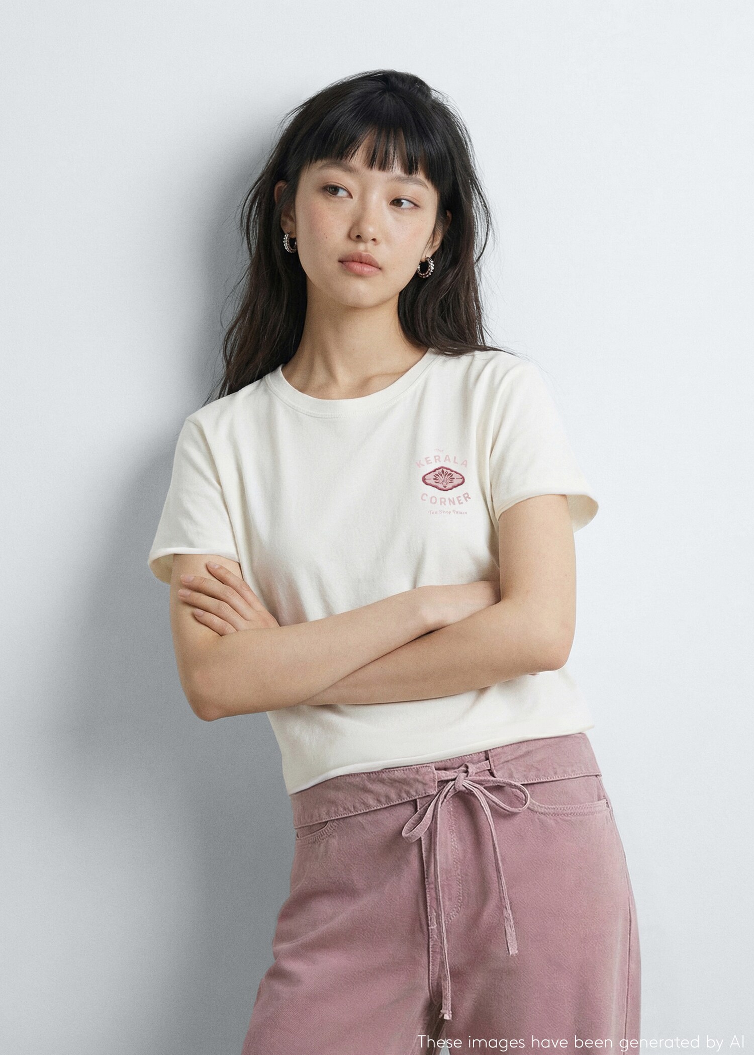 Printed cotton-blend t-shirt - Medium plane