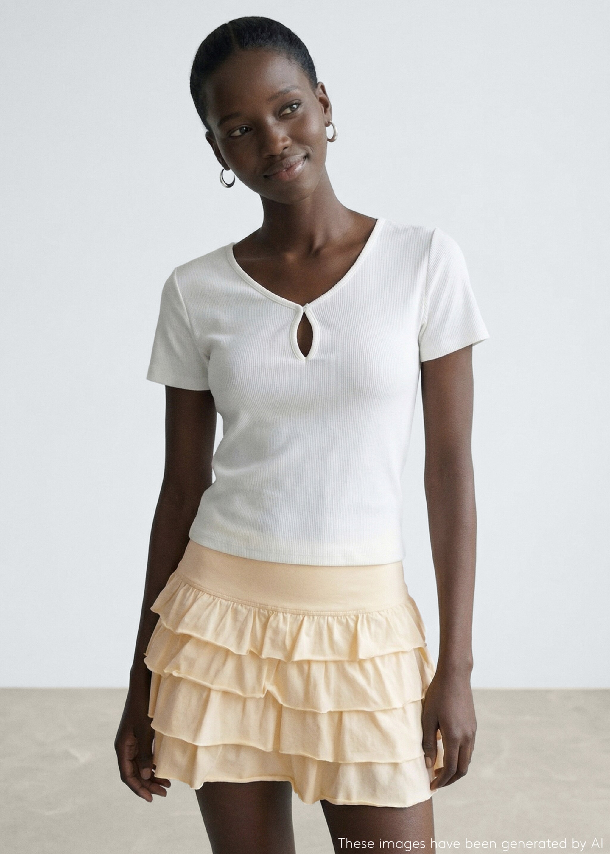 Shell basket bag - Medium plane, Pastel Yellow. Ref: 27014779-00.