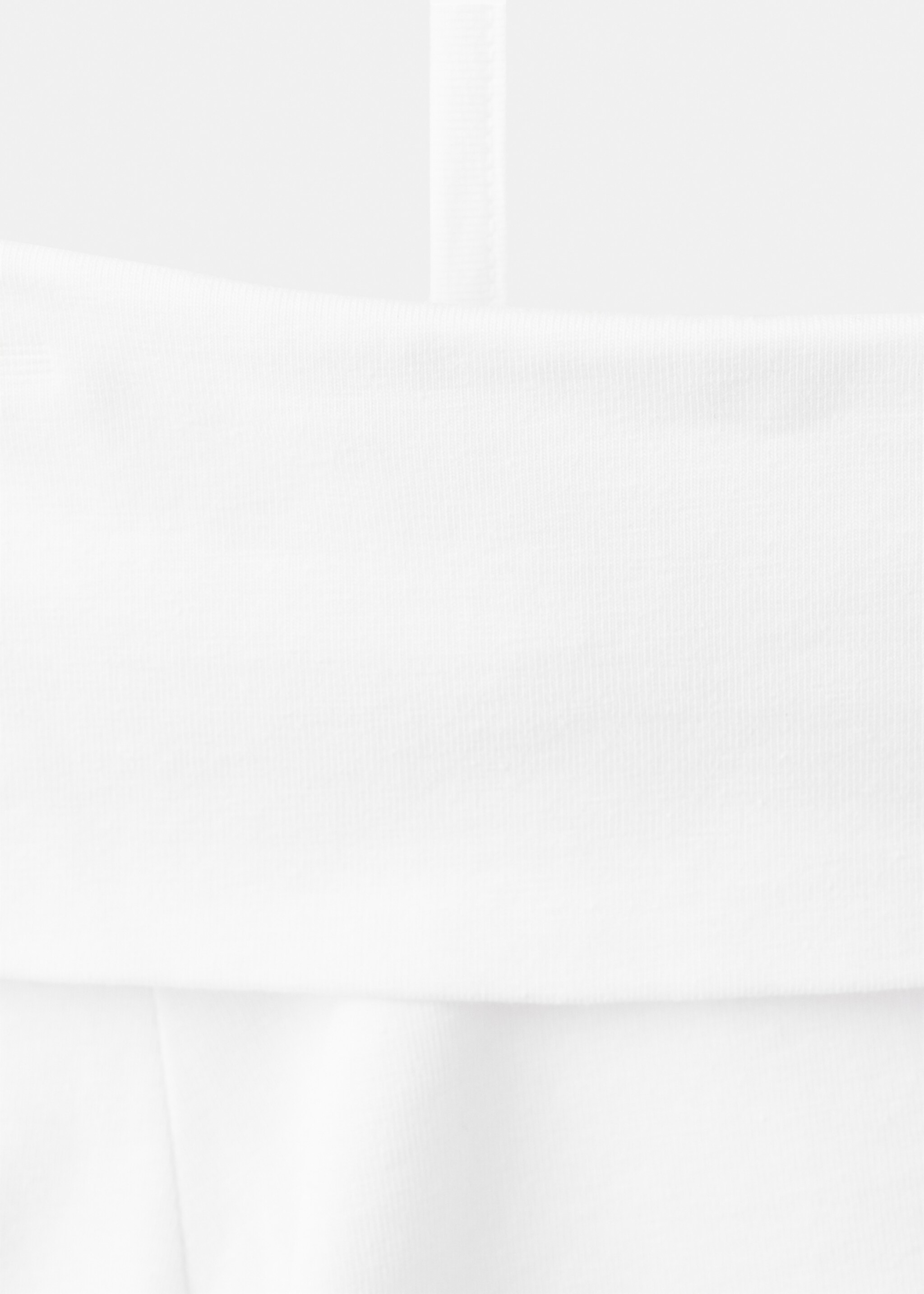 Off-shoulder top - Details of the article 0, Off White. Ref: 27014781-00.