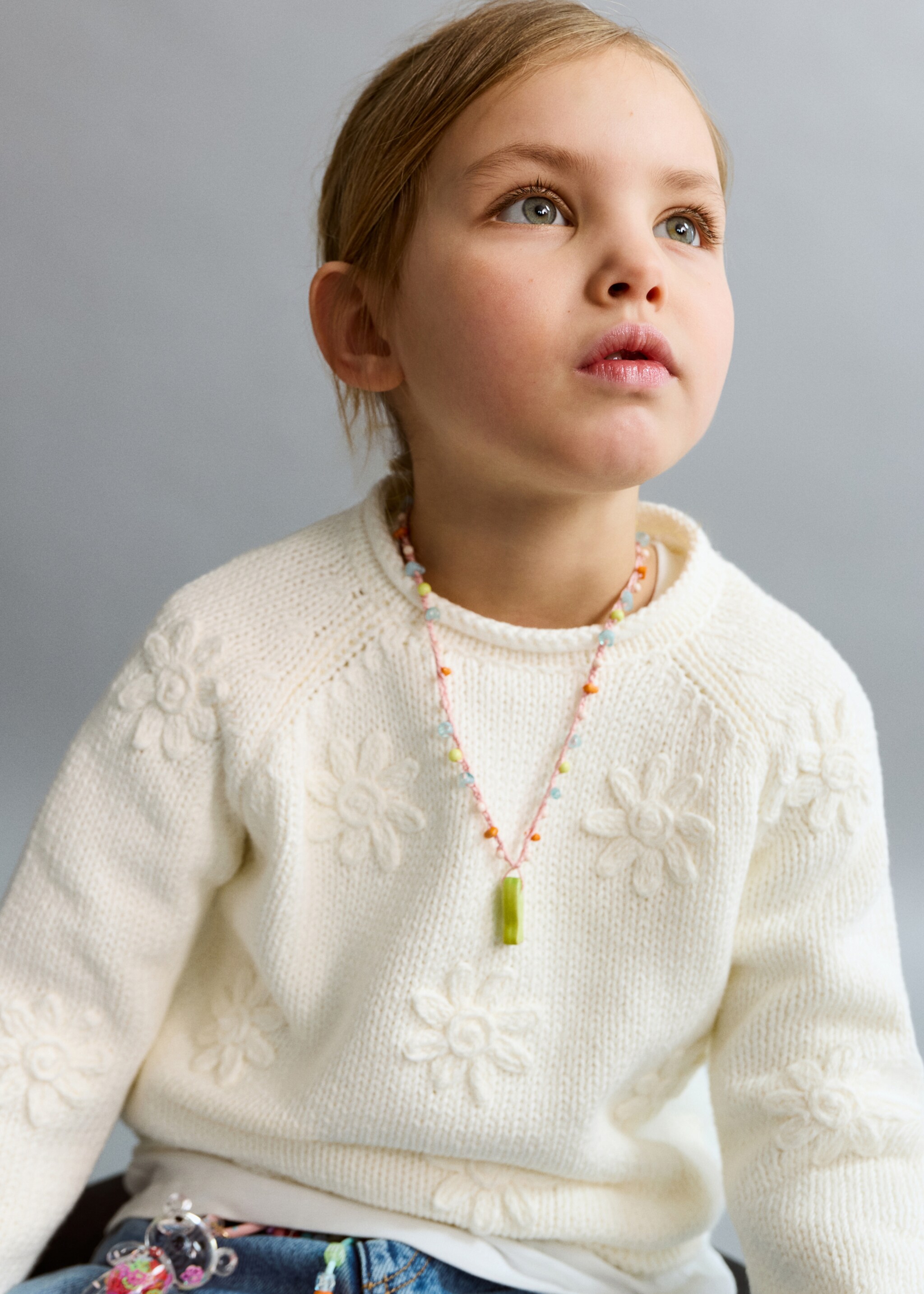 Combined necklace pack - Details of the article 1, Pale Pink. Ref: 27014785-00.