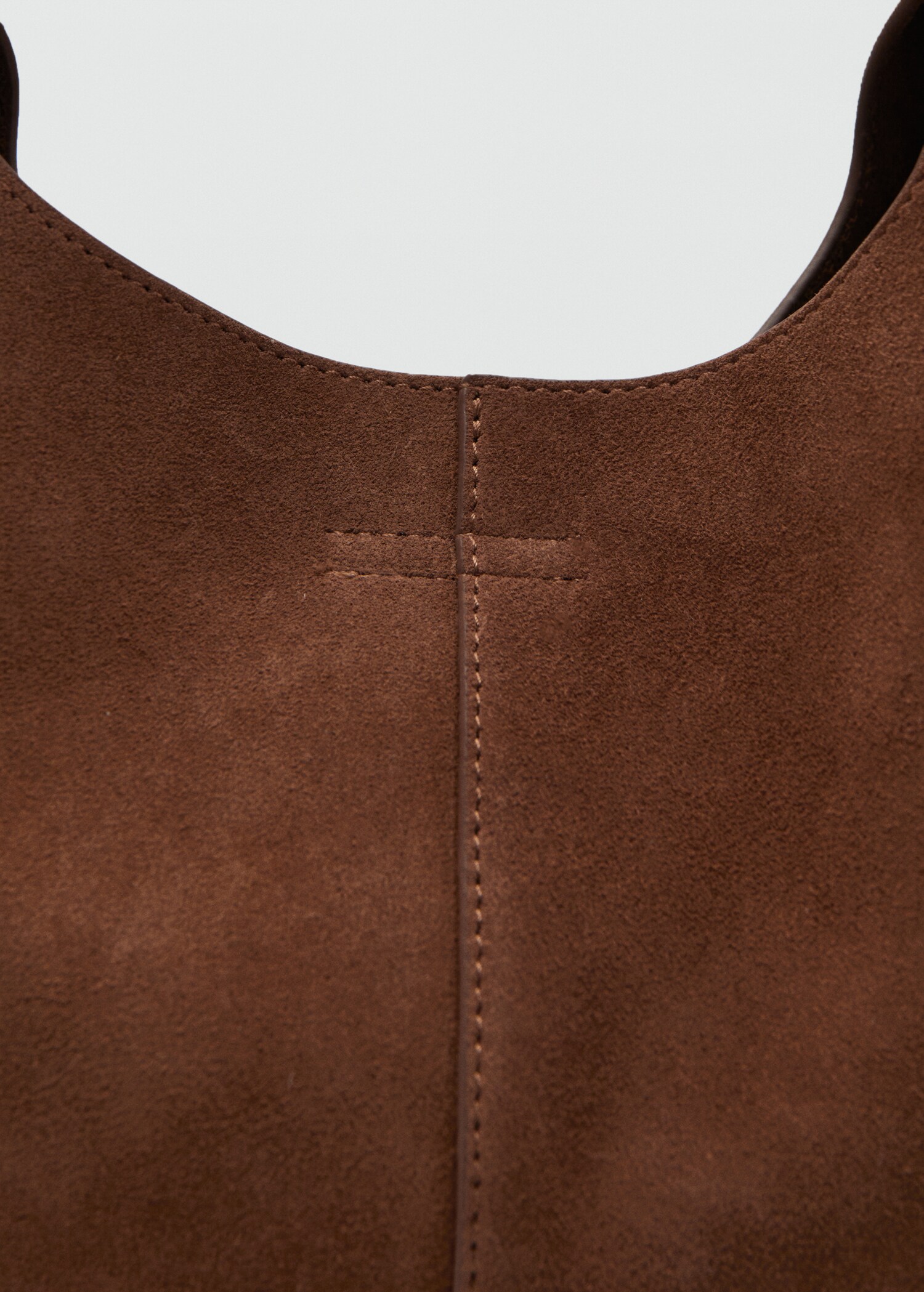 Sac porté épaule en daim surpiqûre - Détail de l'article 3