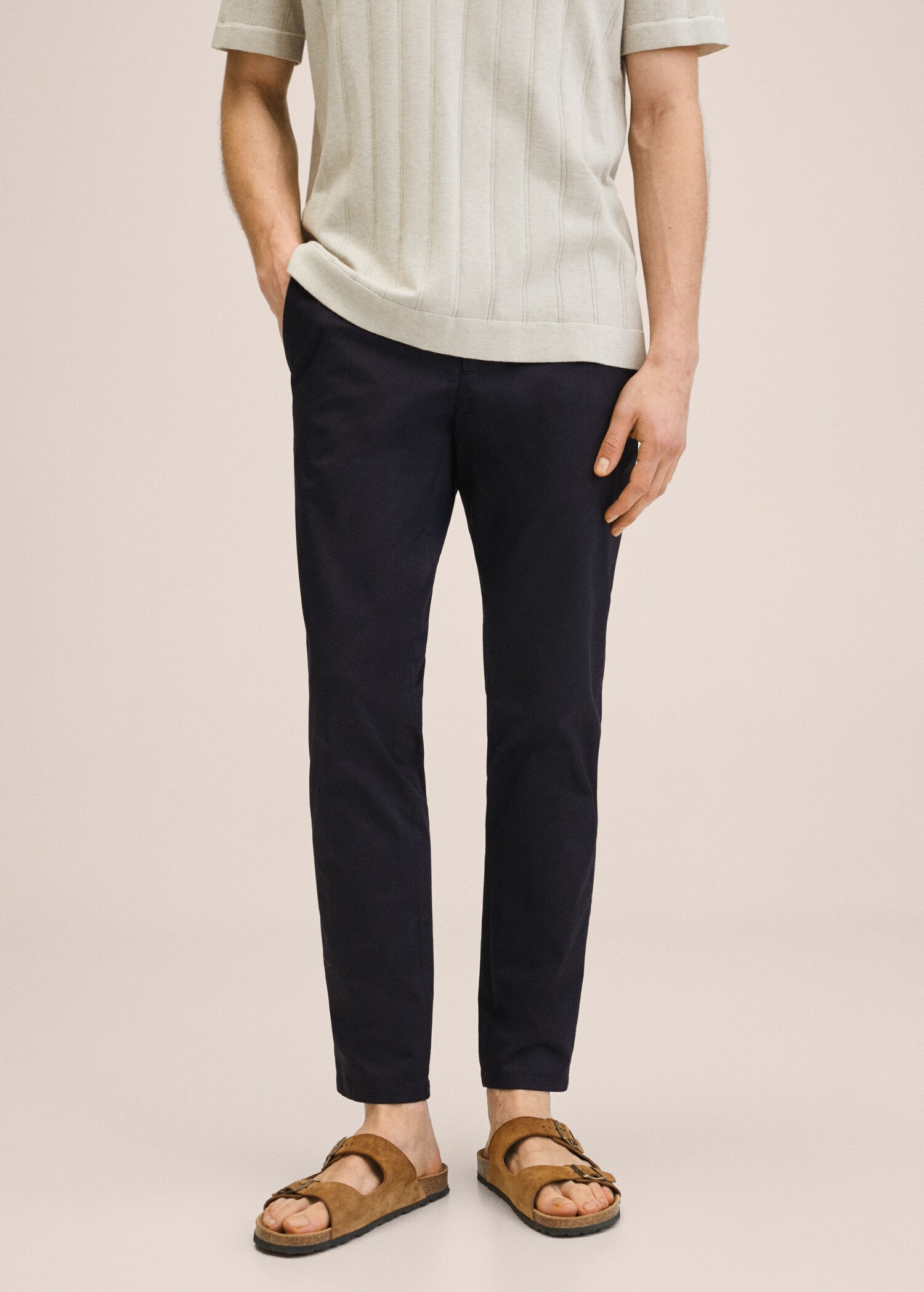 Skinny chino trousers - Medium plane