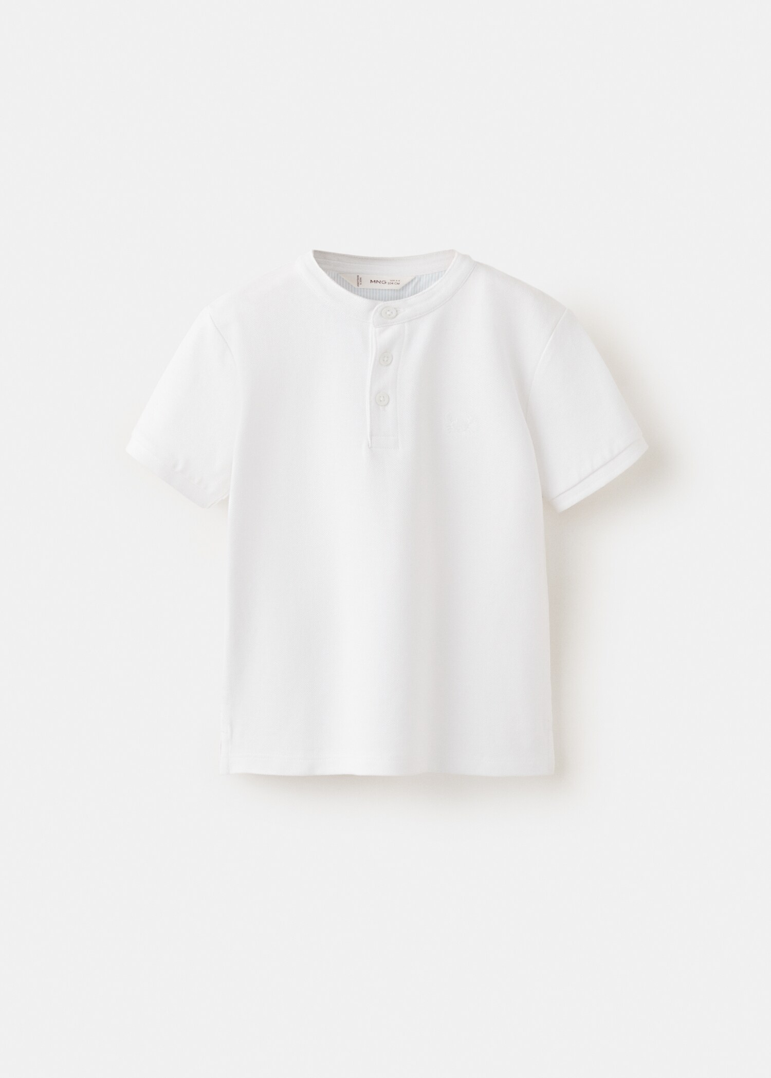 Polo de algodão com detalhe bordado - Artigo sem modelo