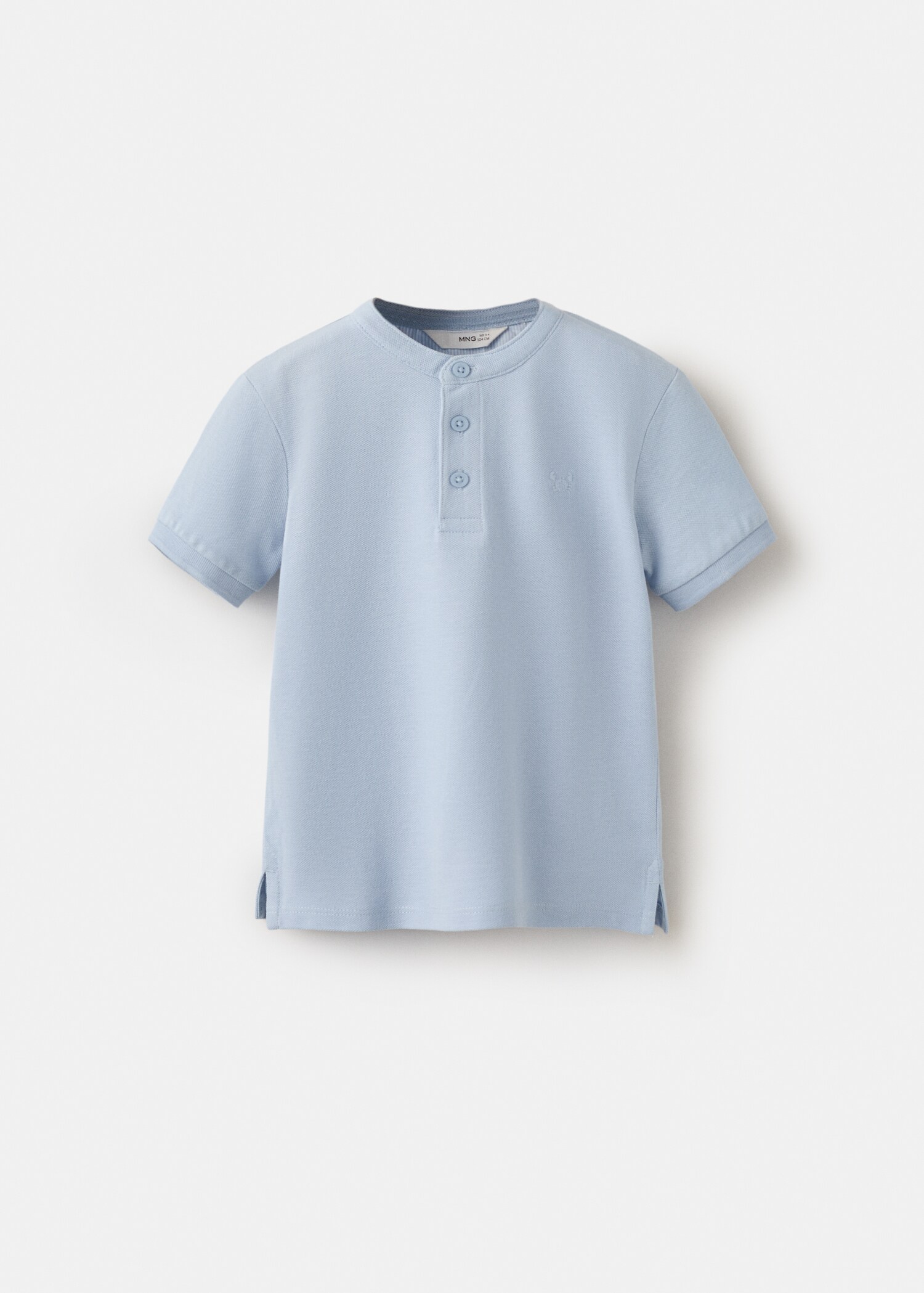 Polo de algodão com detalhe bordado - Artigo sem modelo