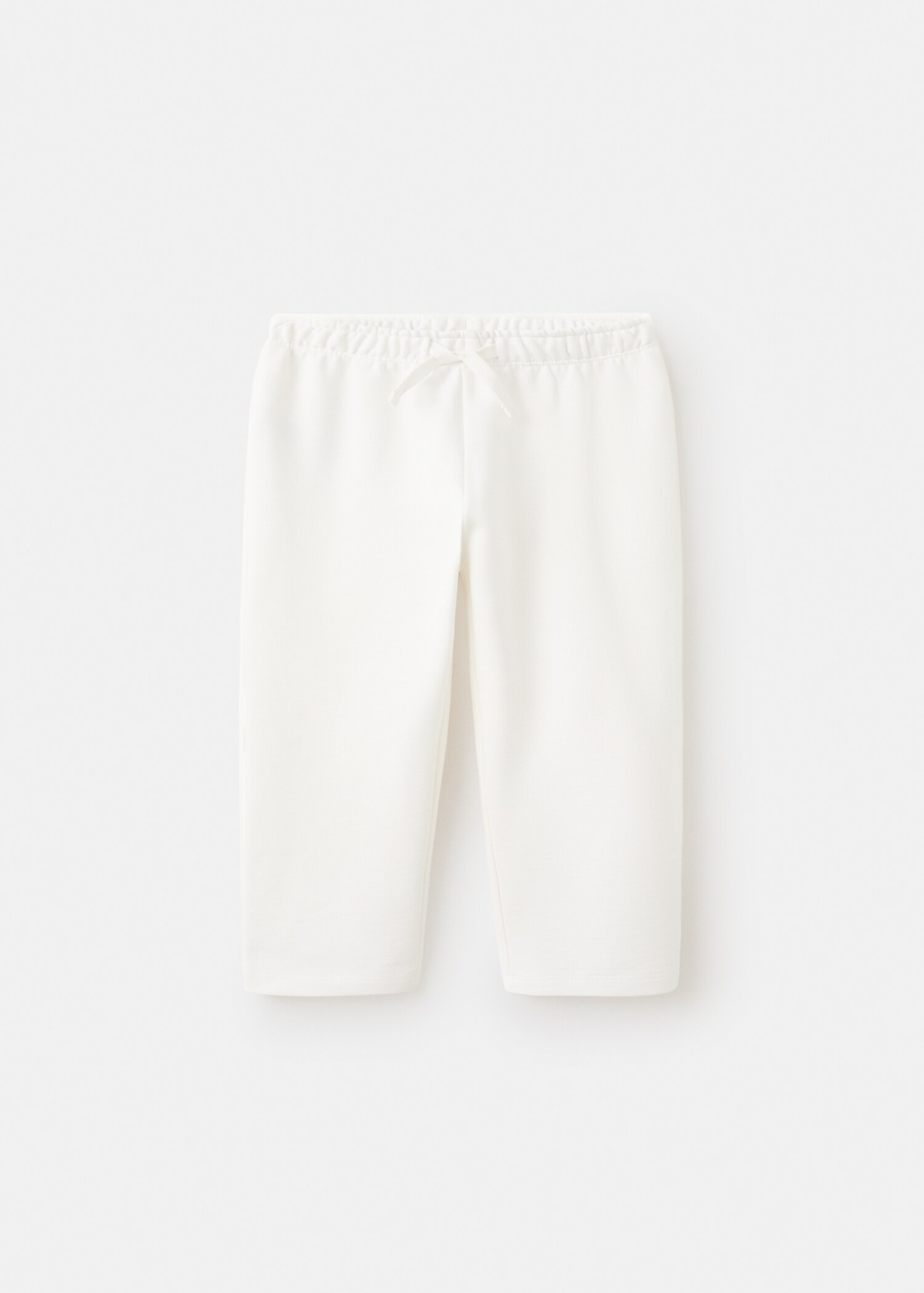 Straight-fit cotton trousers - Article without model