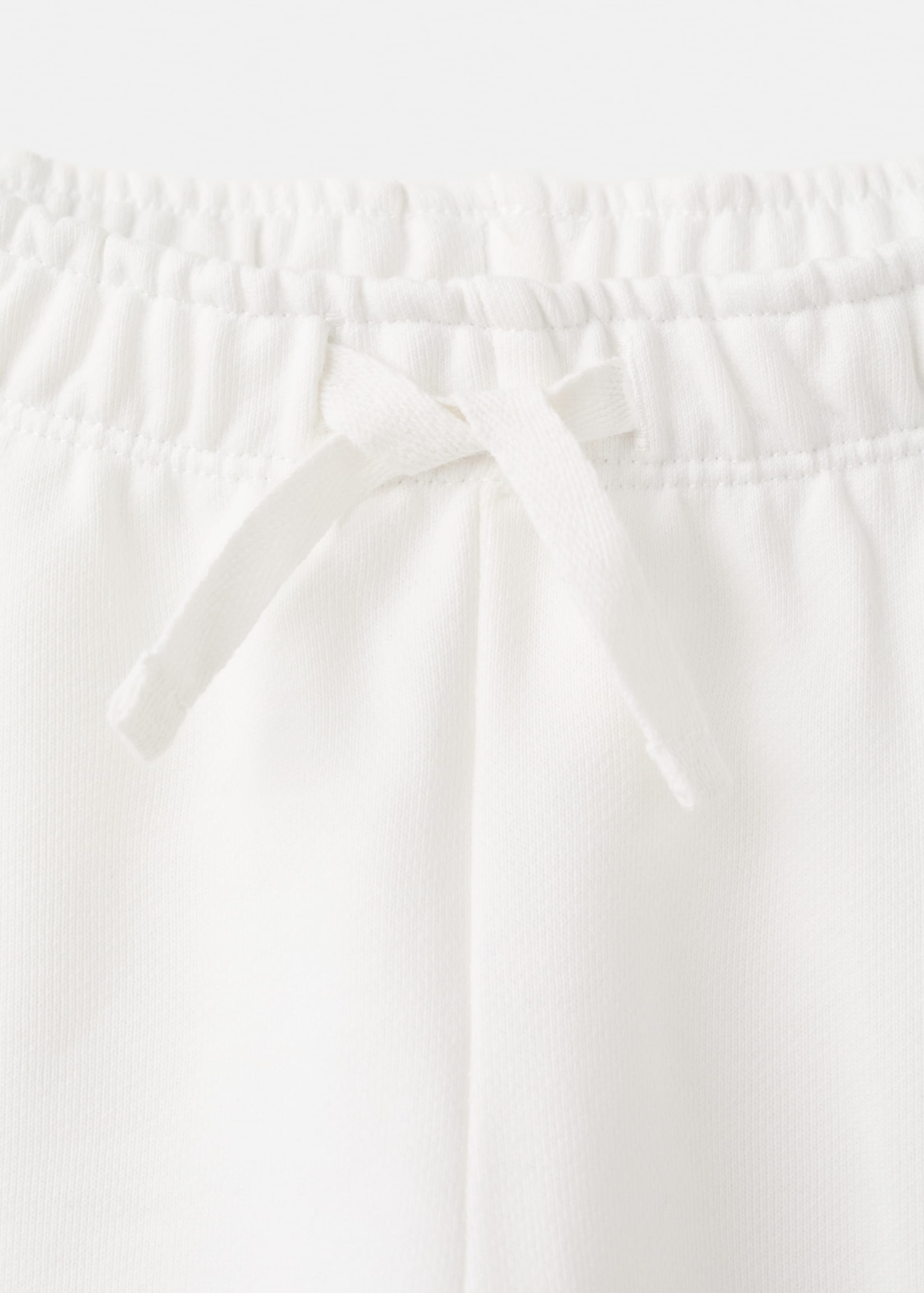 Pantalón recto algodón - Detalle del artículo 8, Blanco roto. Ref: 27015146-00.