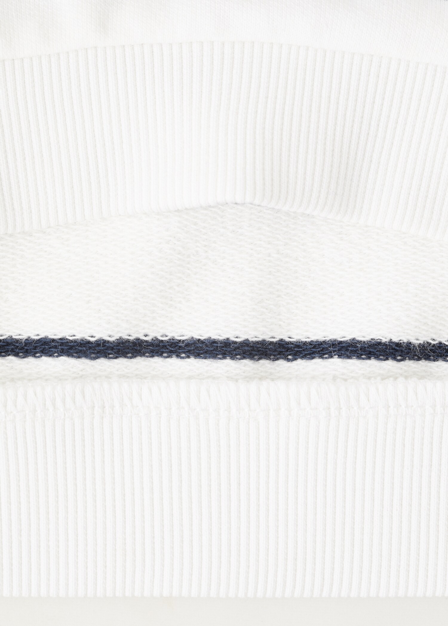 Світшот з бавовни в смужку - Детальніше про товар 0