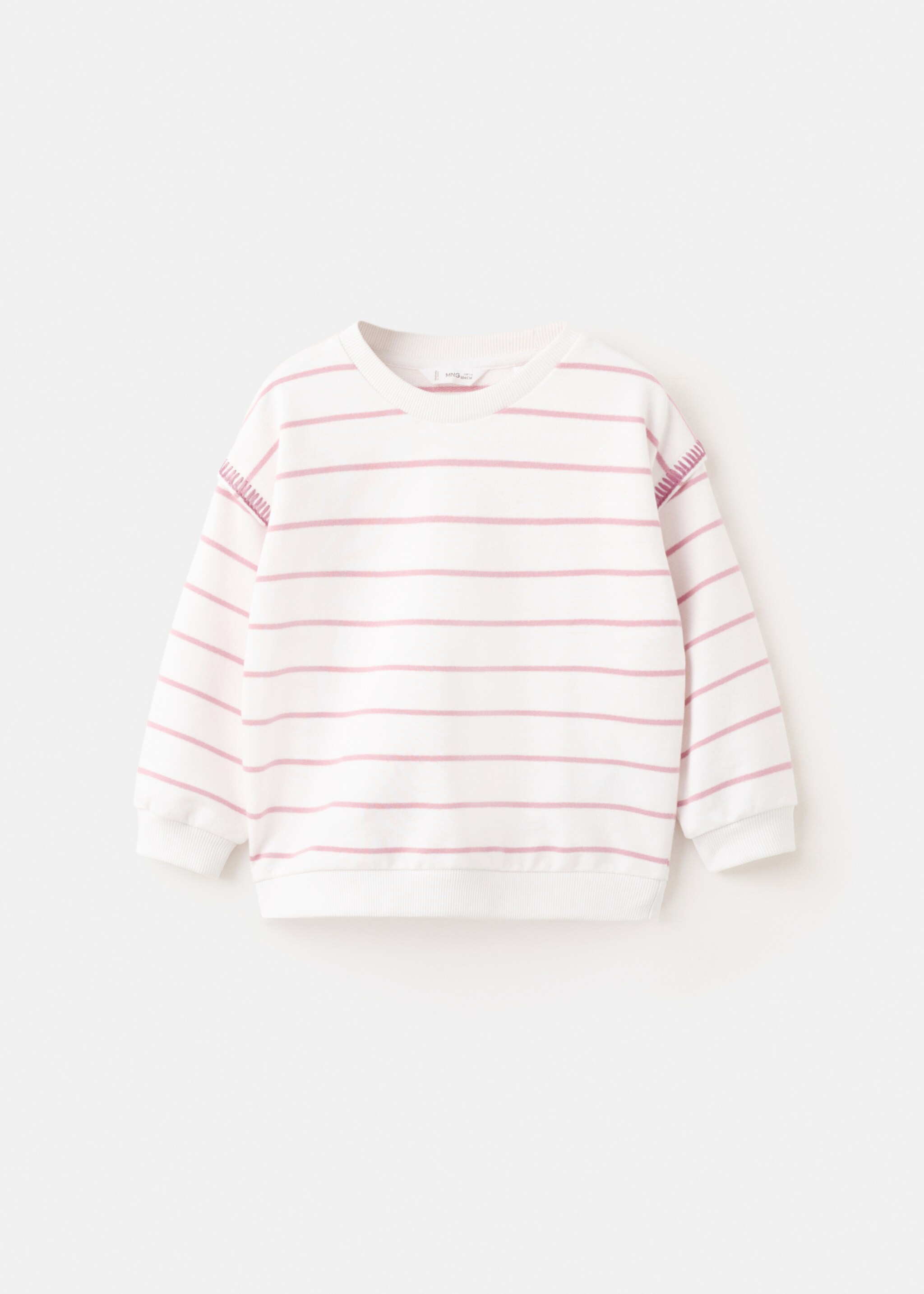 سترة من مزيج القطن مخططة - منتج دون نموذج, وردي. Ref: 27015148-00.