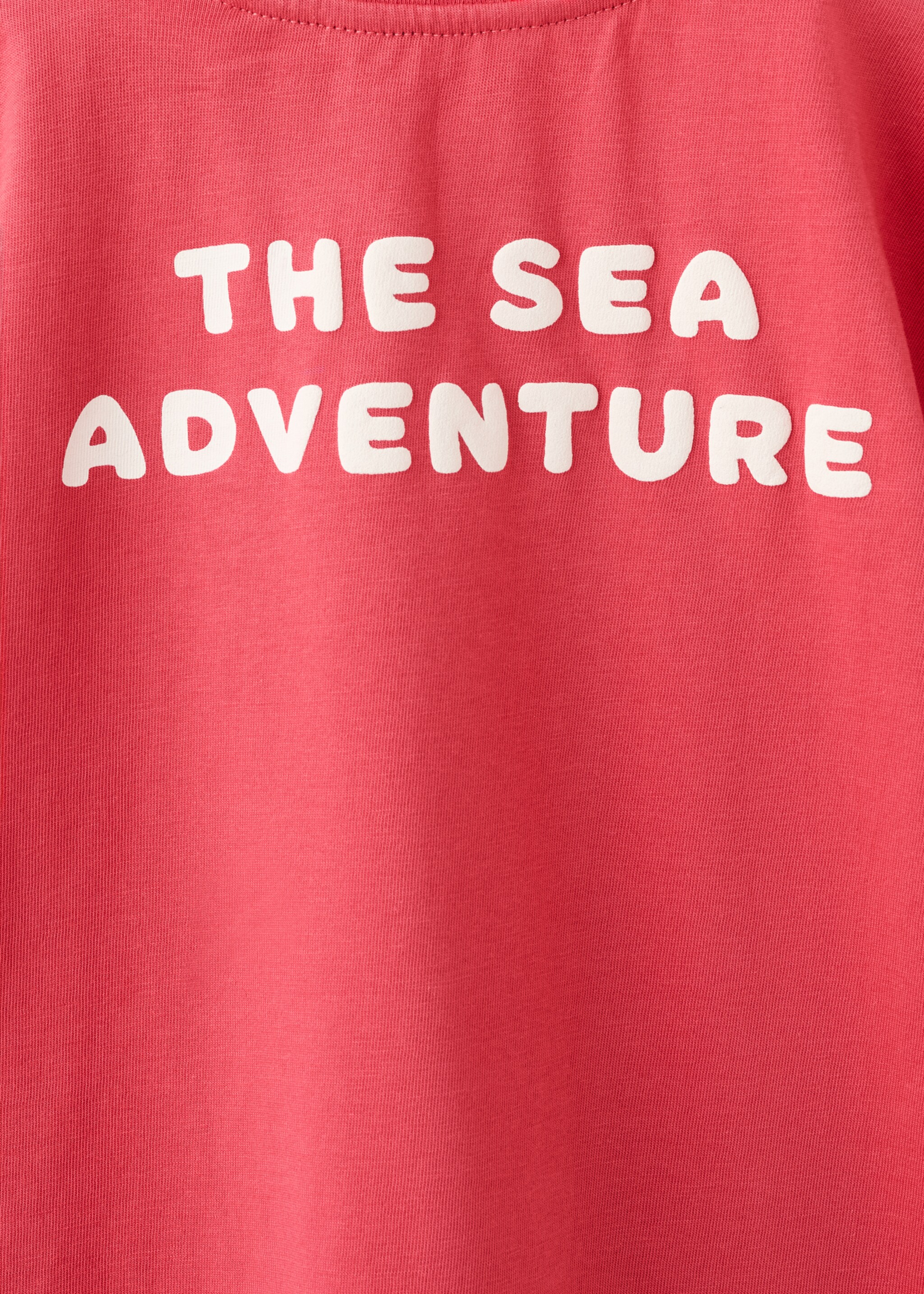 T-shirt de algodão com desenho - Pormenor do artigo 0, Vermelho. Ref: 27015155-00.