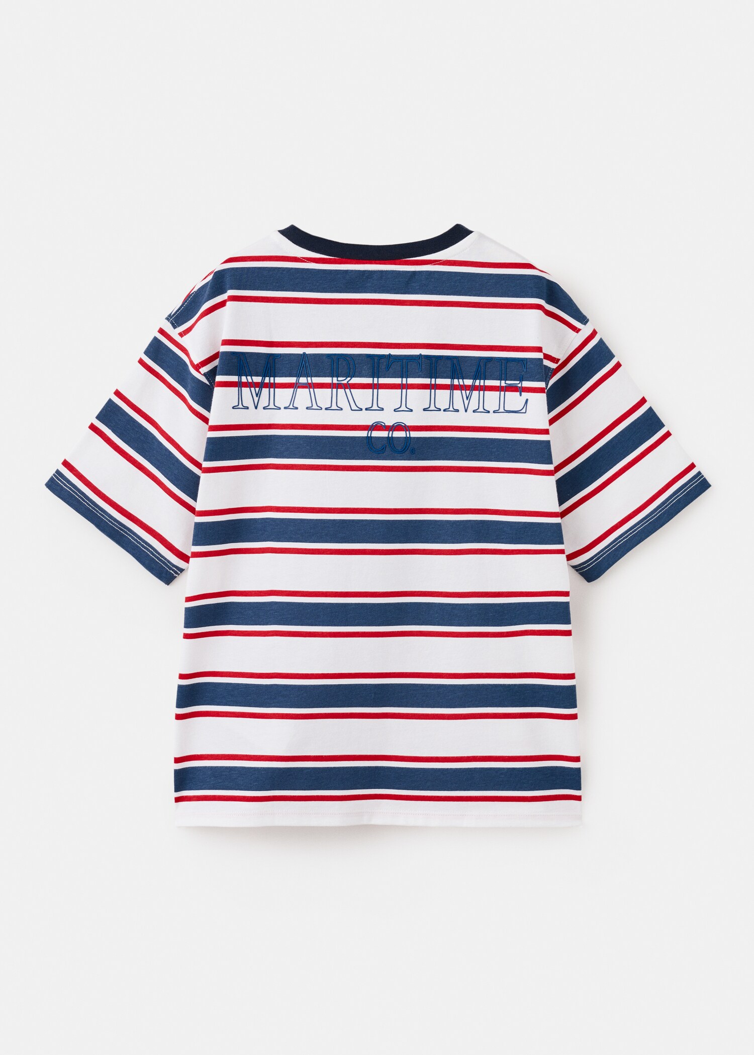 T-shirt coton à rayures - Verso de l’article