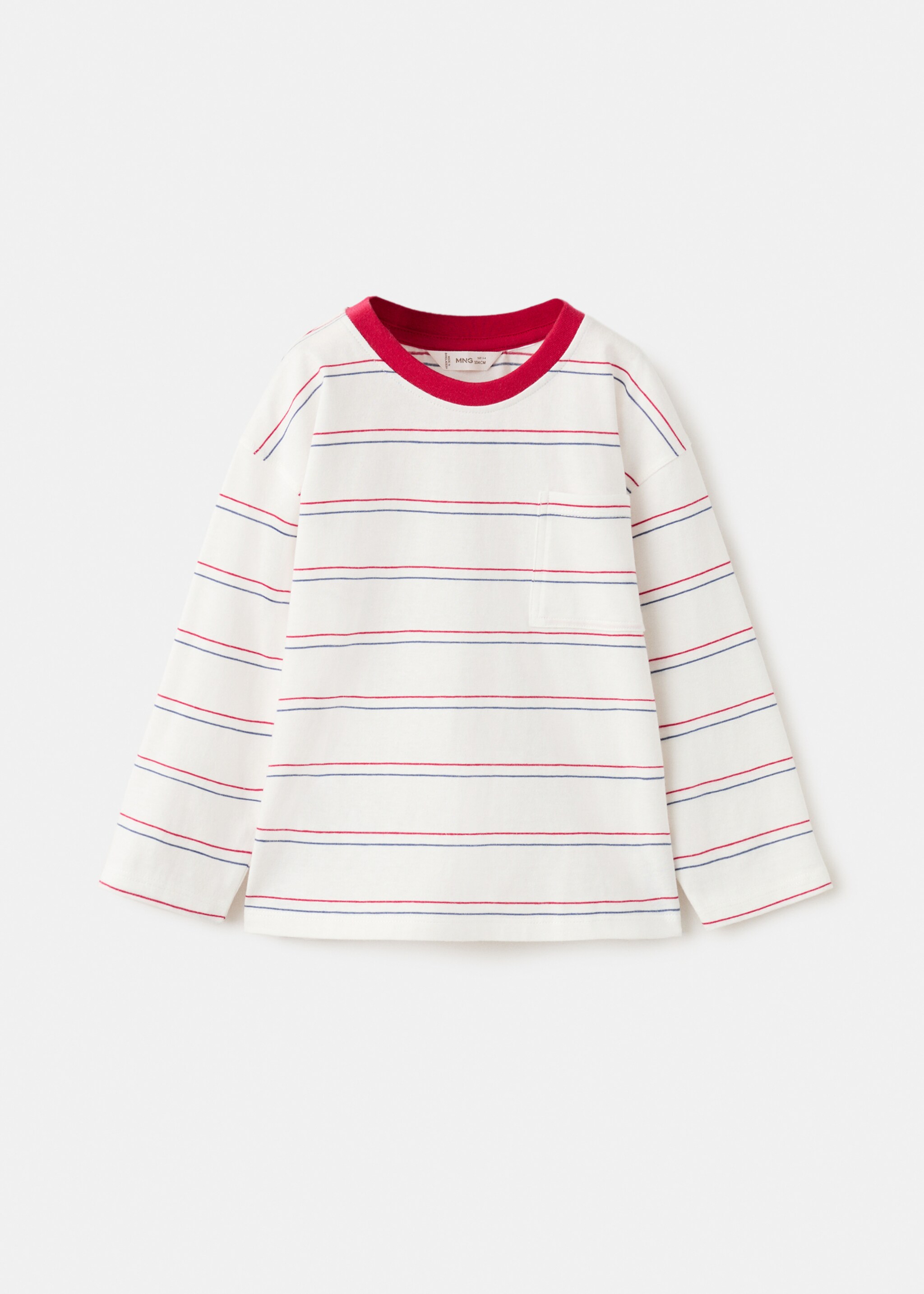 Camiseta algodón rayas - Artículo sin modelo, Rojo. Ref: 27015157-00.