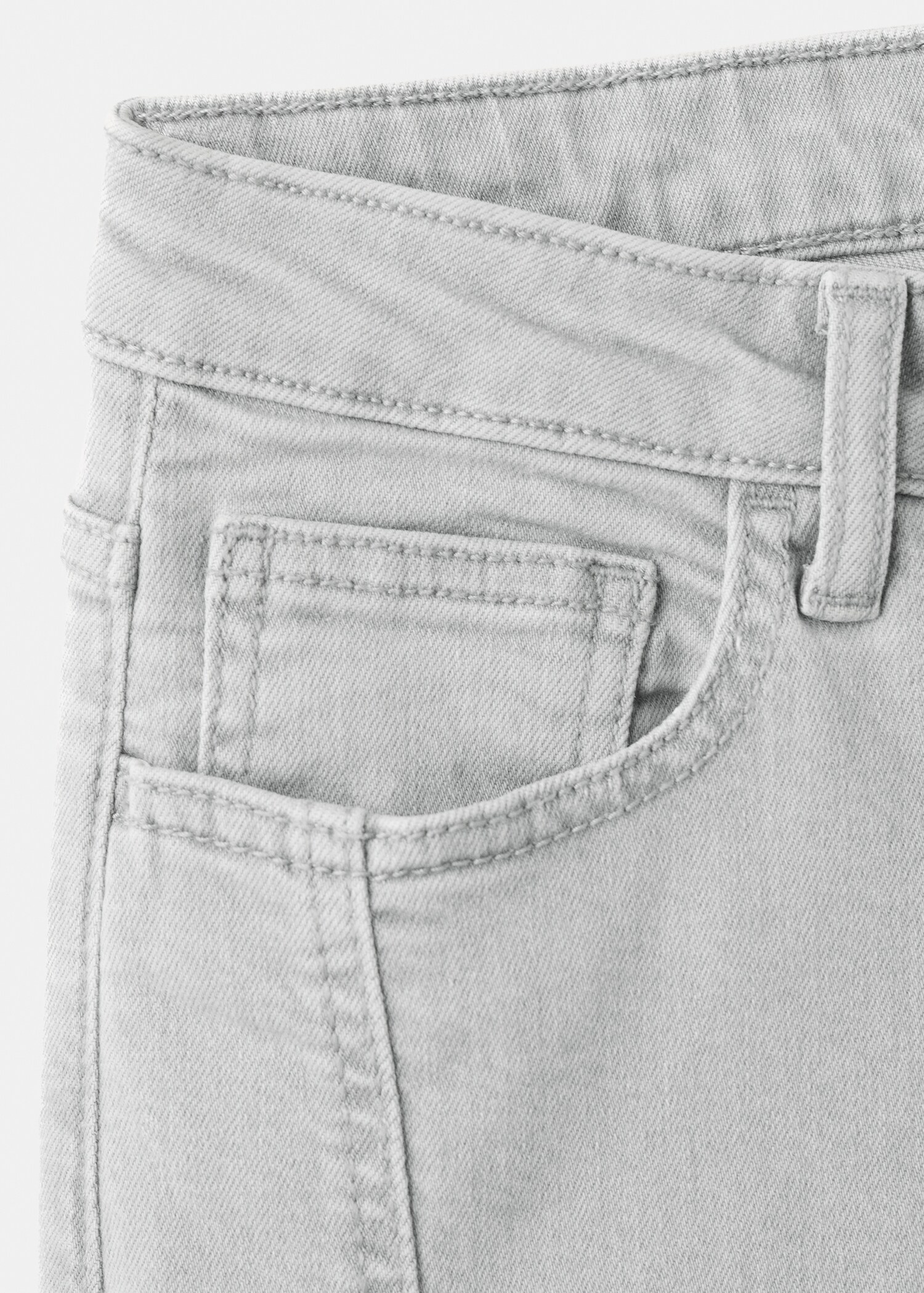 Wide leg stitched jeans - Details of the article 0