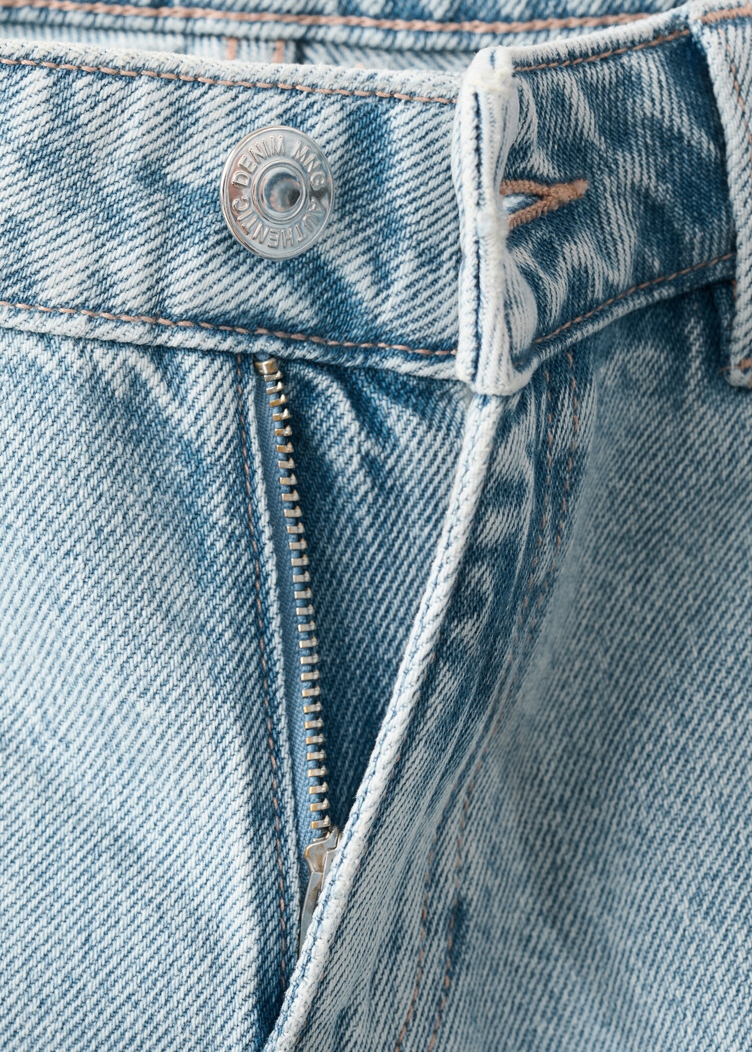 Wide-leg jeans with scarf detail - Details of the article 8