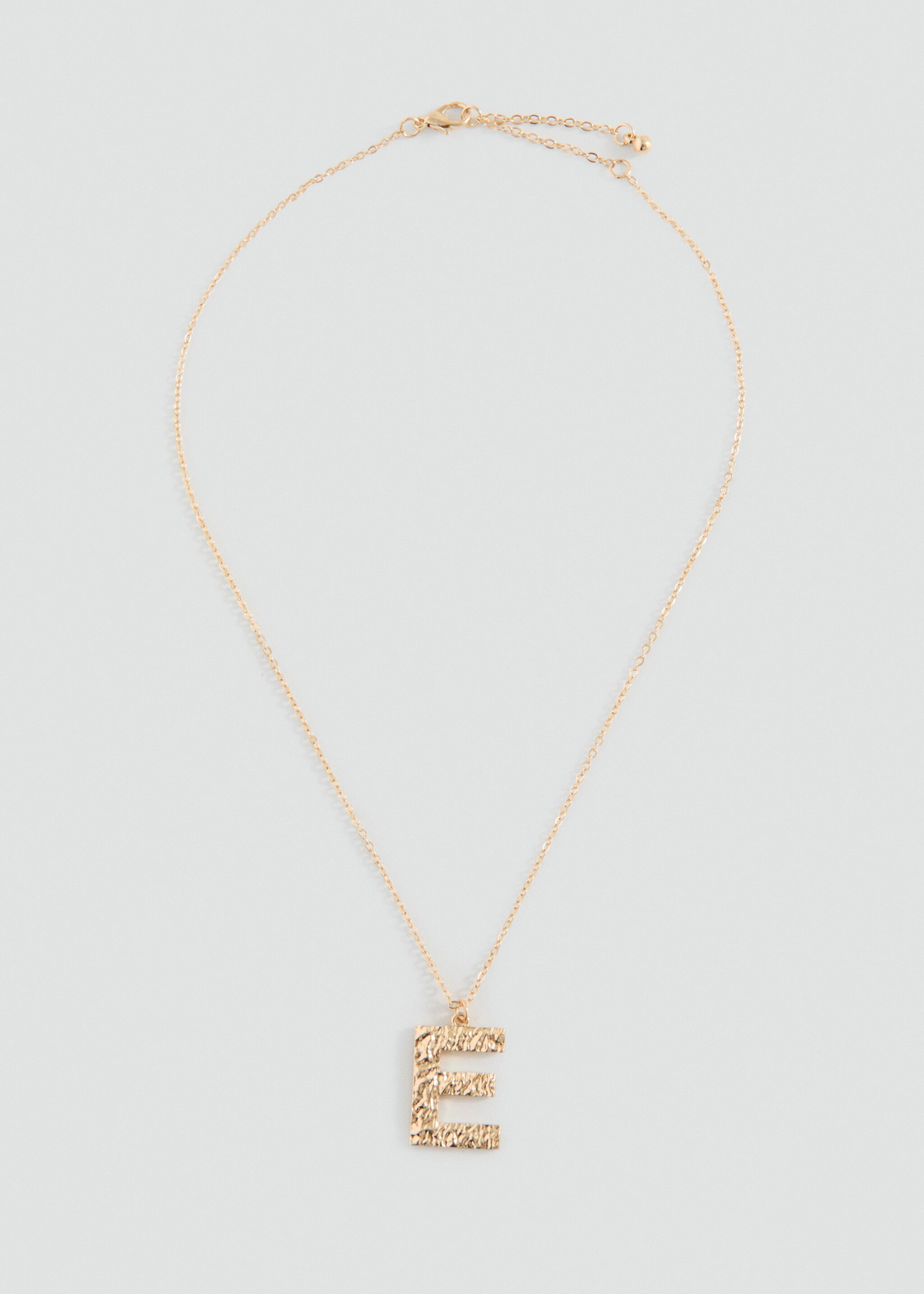 Letter Pendant Necklace - Article without model, Gold. Ref: 27015167-00.