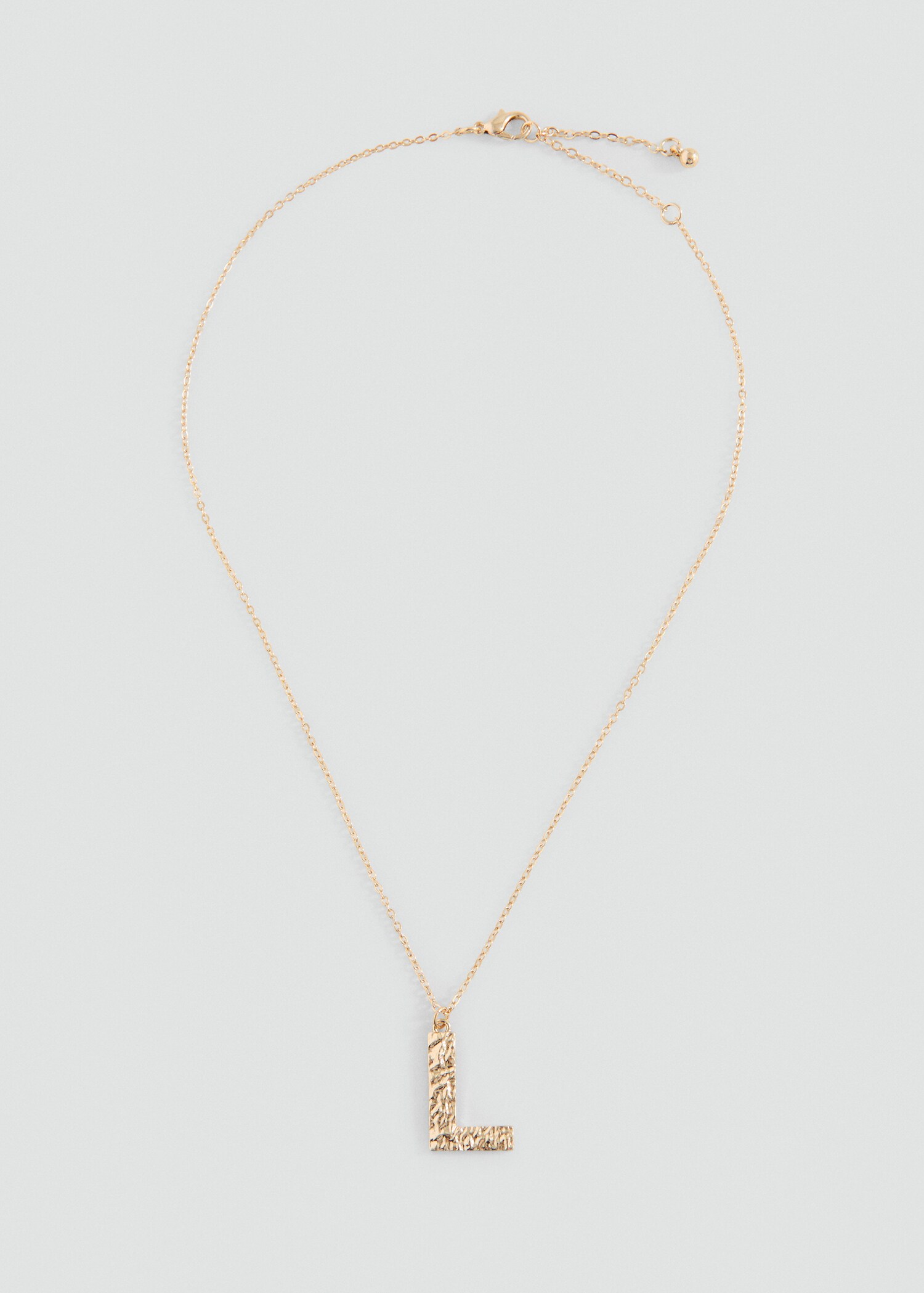 Letter Pendant Necklace - Article without model