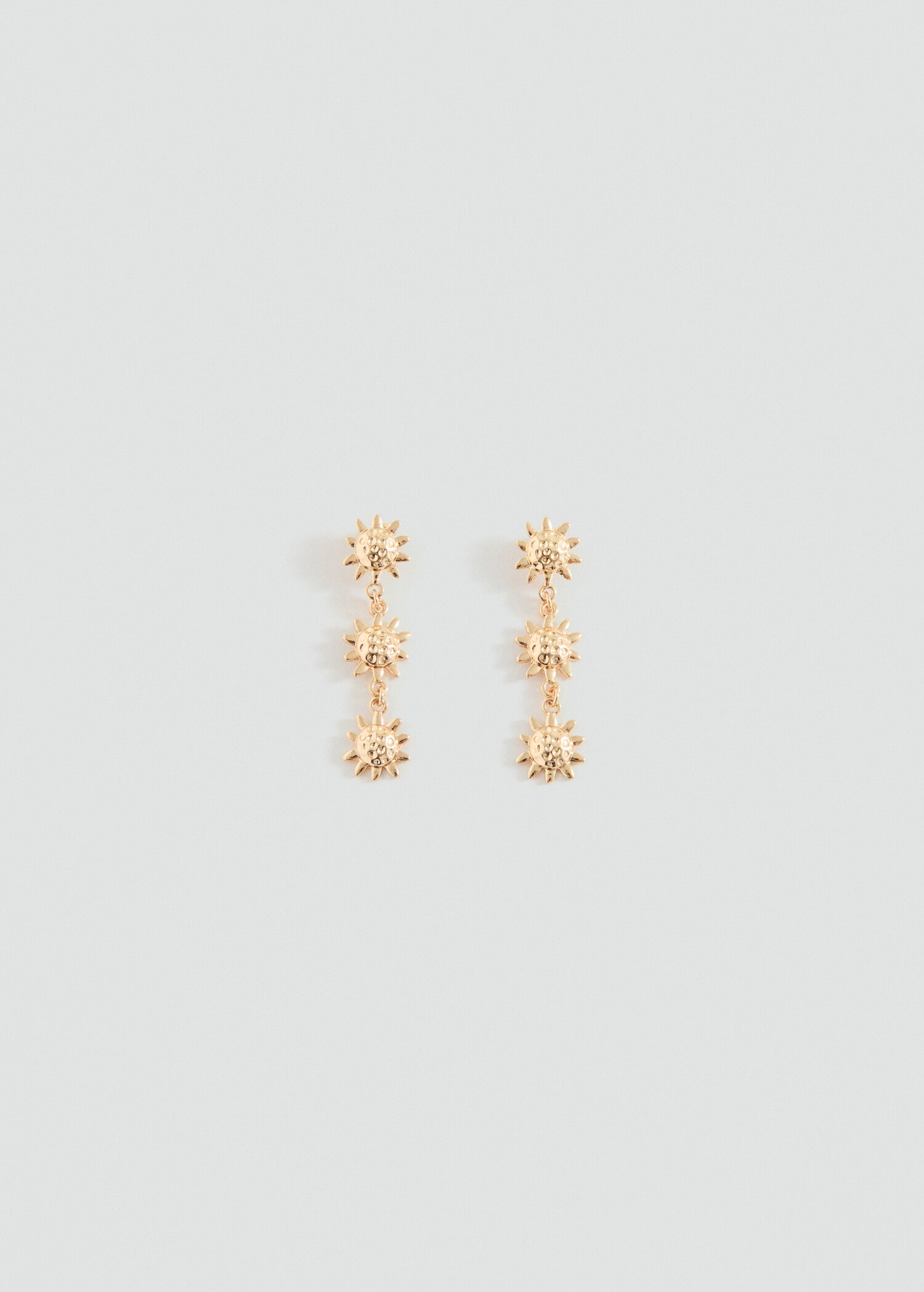Long sun earrings - Article without model