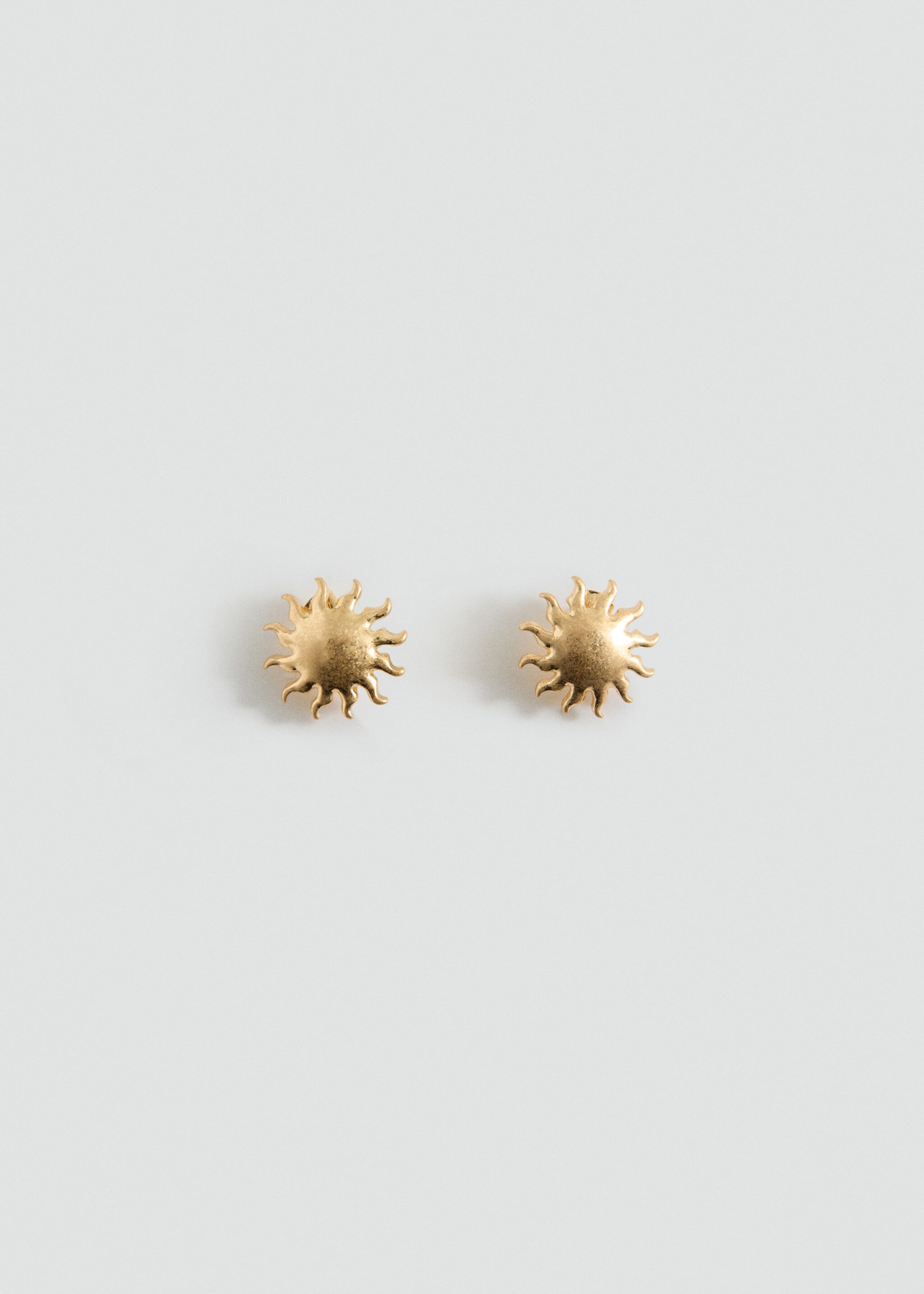 Sun design earrings - Article without model, Gold. Ref: 27015174-00.