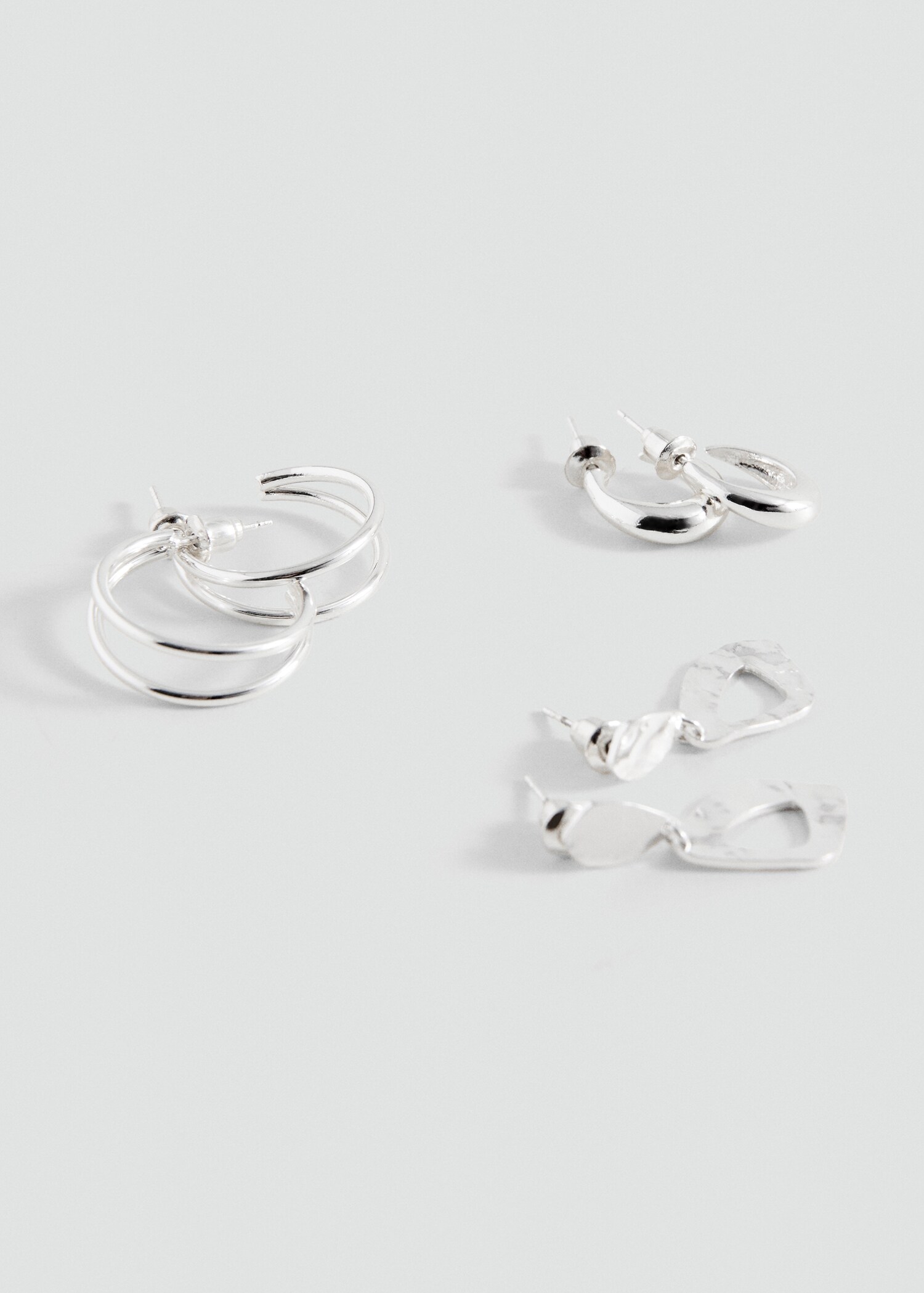 Pack of 3 combined earrings - Details of the article 1