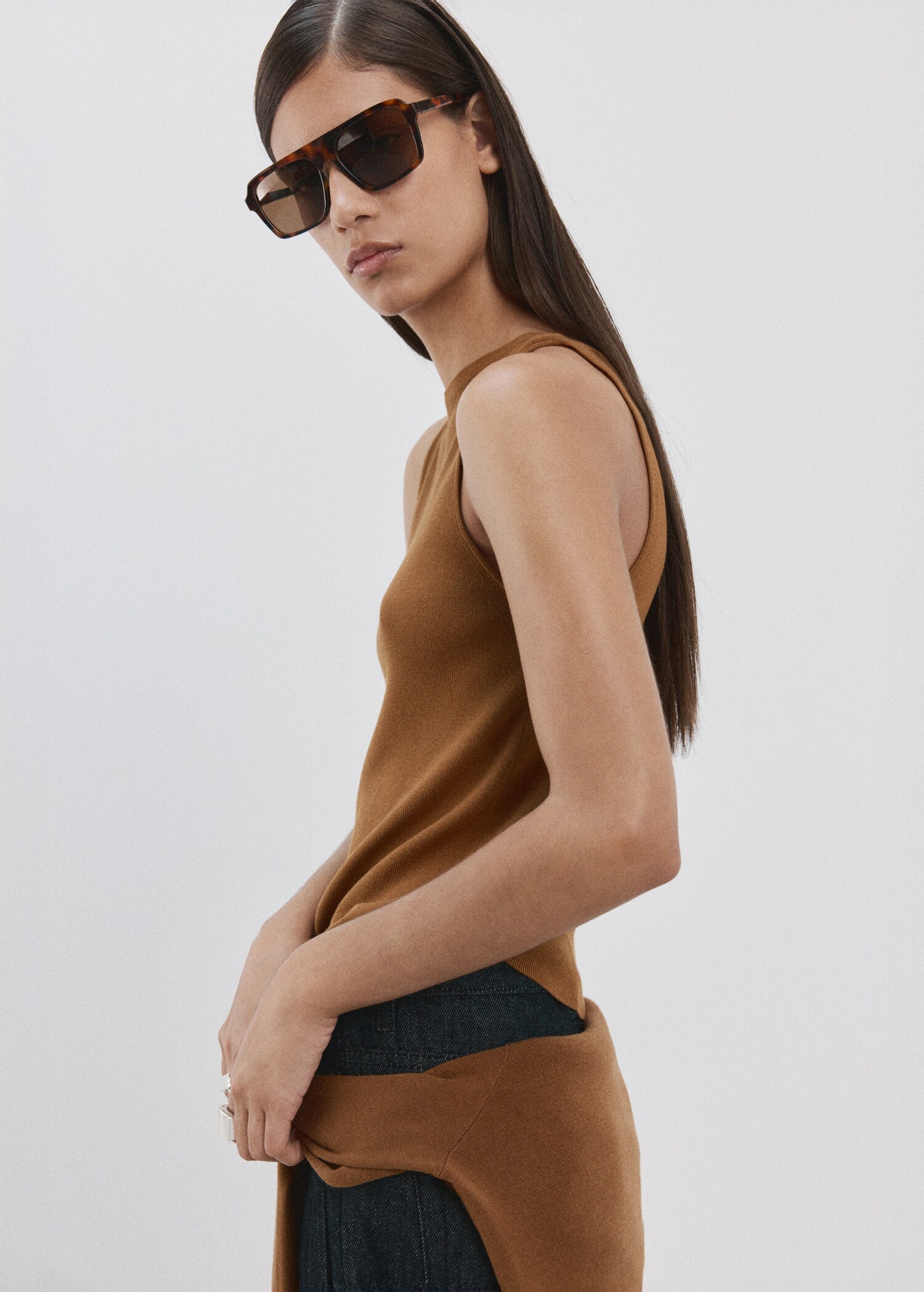 بلوزة شفافة محبوكة - تفاصيل المنتج 2