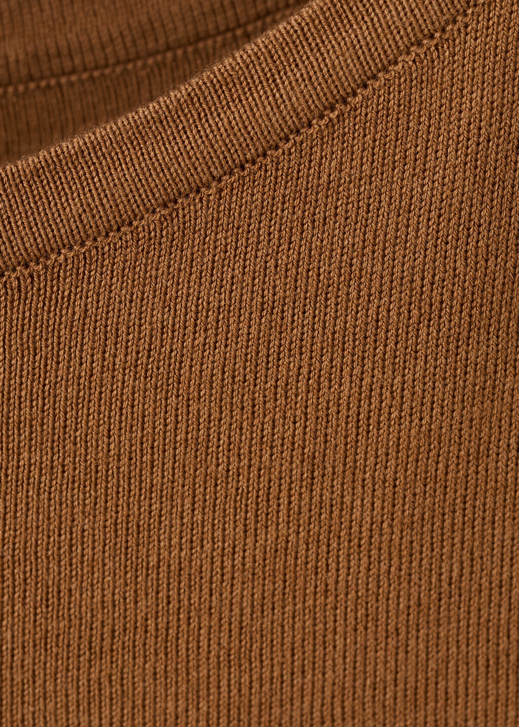 بلوزة شفافة محبوكة - تفاصيل المنتج 8, كراميل. Ref: 27015821-00.