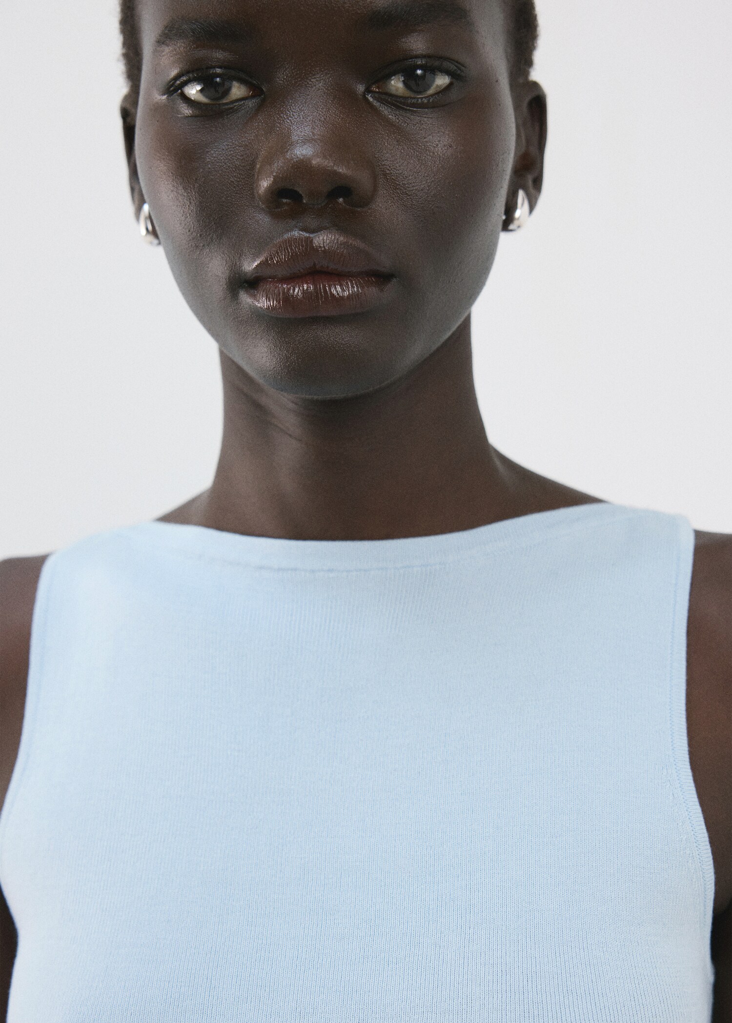 بلوزة شفافة محبوكة - تفاصيل المنتج 1