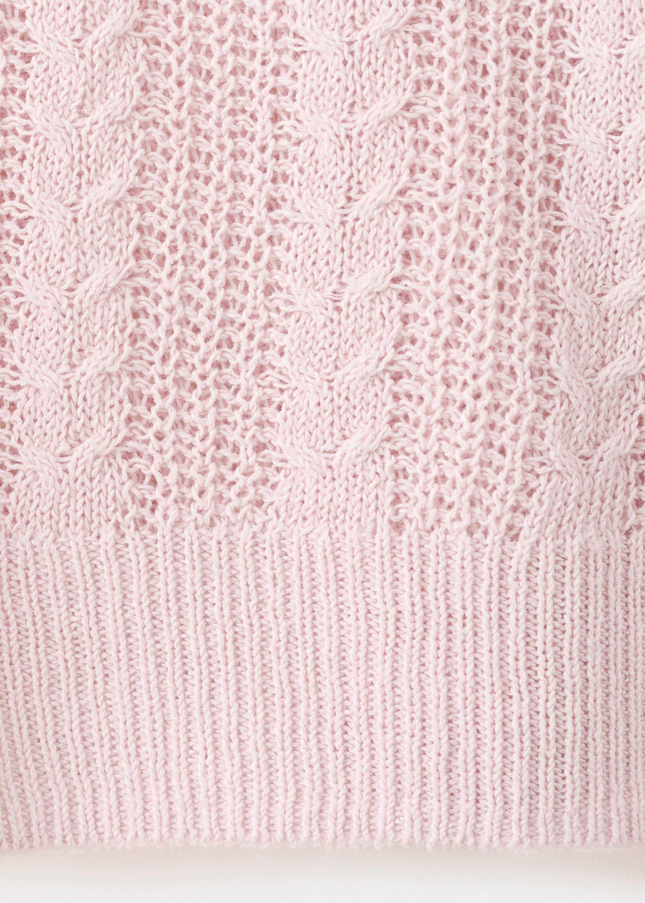 Pull en maille ajourée - Détail de l'article 0, Violet clair/pastel. Ref: 27015823-00.